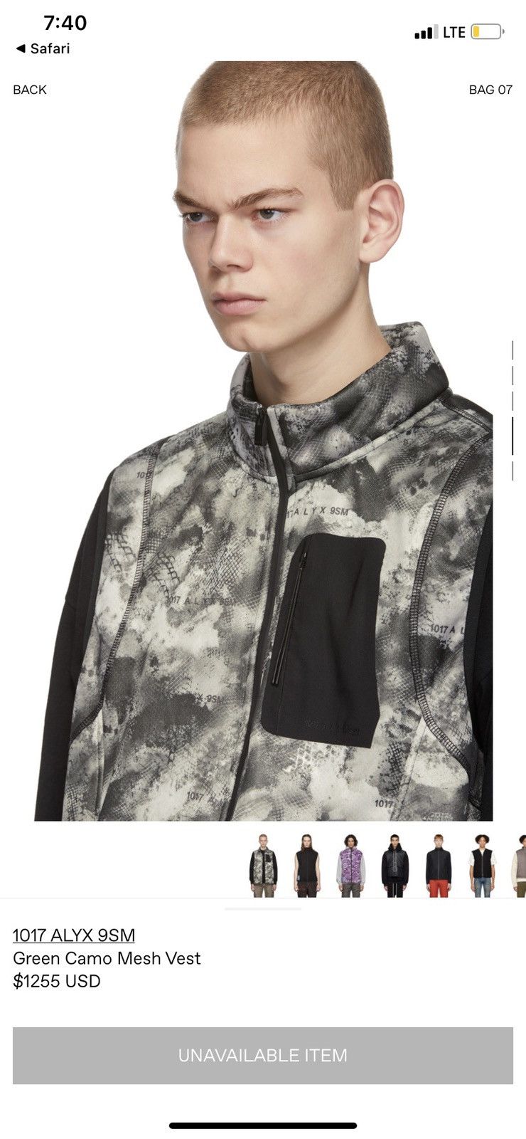 1017 ALYX 9SM × Alyx × SSENSE $1255 1017 ALYX 9SM Polar Fleece Vest Size US S / EU 44-46 / 1 - 10 Thumbnail