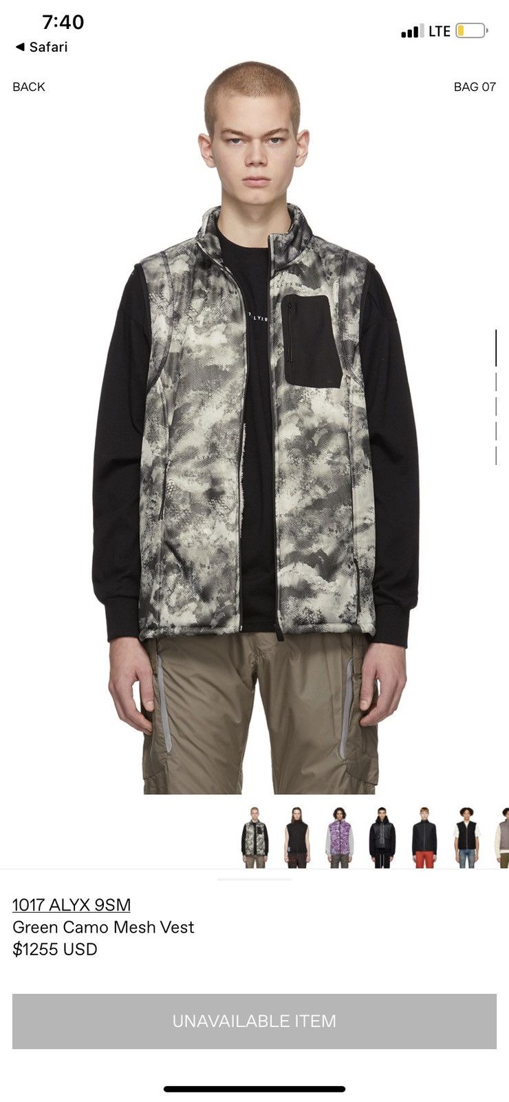 1017 ALYX 9SM × Alyx × SSENSE $1255 1017 ALYX 9SM Polar Fleece Vest Size US S / EU 44-46 / 1 - 7 Thumbnail
