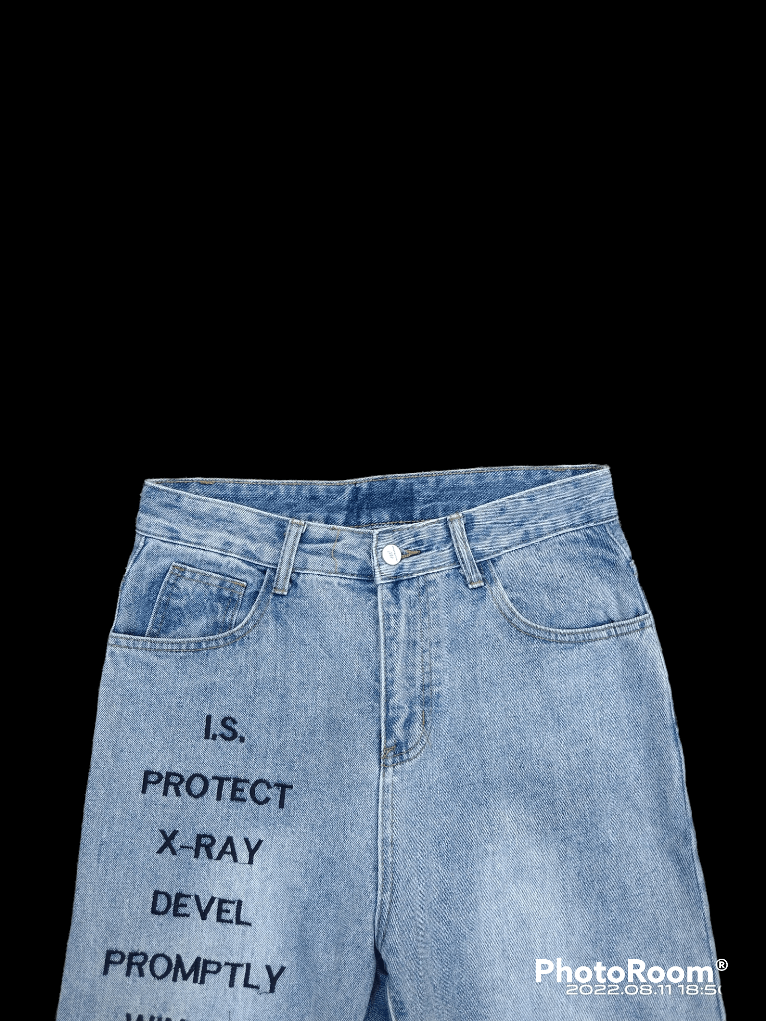 Japanese Brand DiSTRESSED 1 OF 1 ILLUSTRATION VOLCAN&APHRODOTE DENIM PANTS Size US 30 / EU 46 - 3 Thumbnail