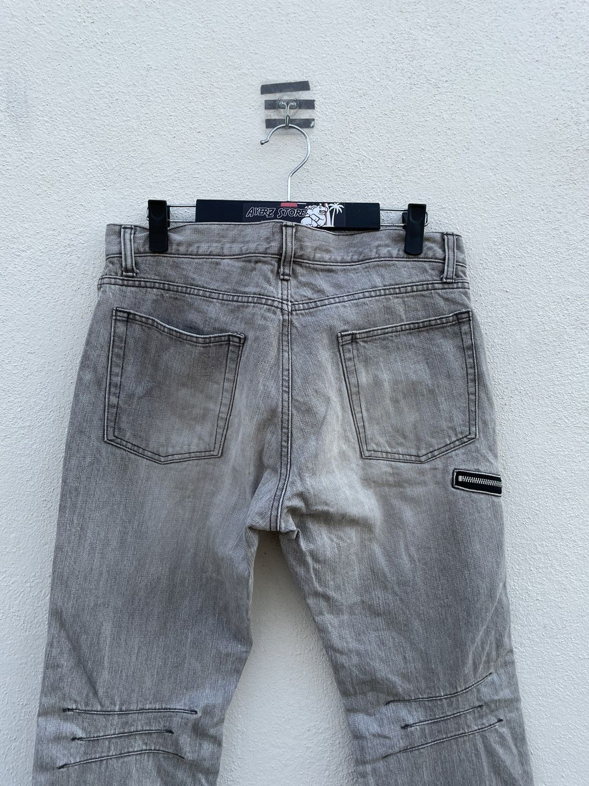 Japanese Brand Rupert Edge Zipper Flare Denim Jeans Made in Japan 34X32 Size US 34 / EU 50 - 8 Thumbnail