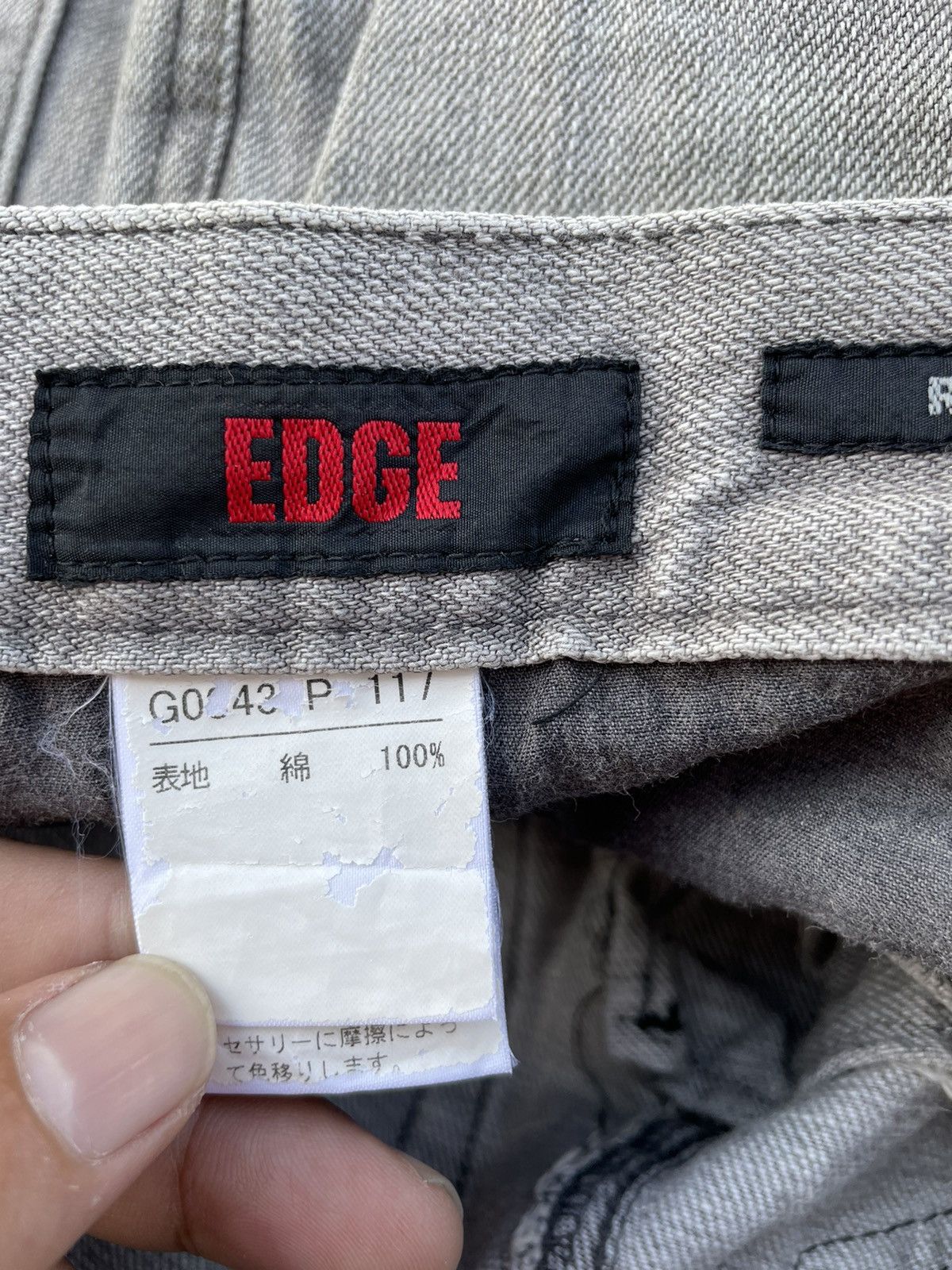Japanese Brand Rupert Edge Zipper Flare Denim Jeans Made in Japan 34X32 Size US 34 / EU 50 - 11 Thumbnail
