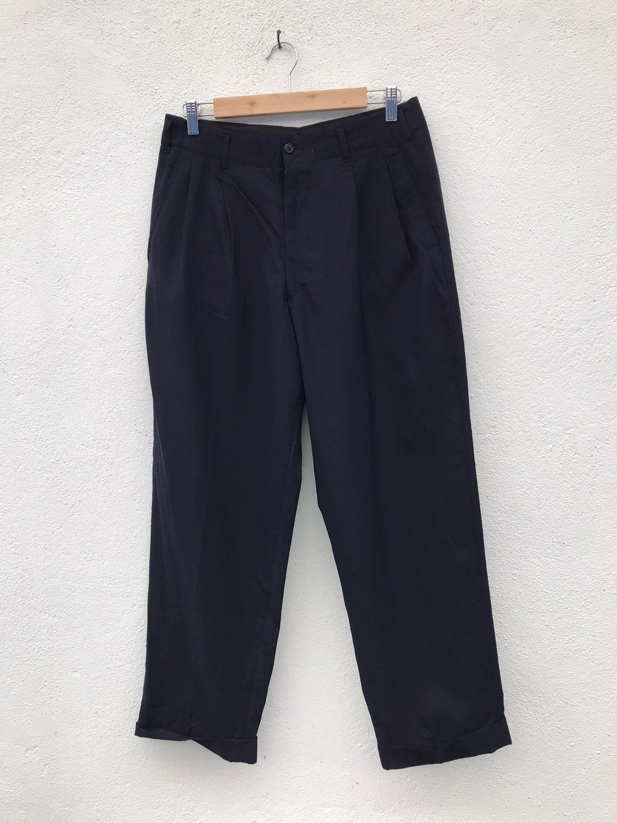 Y's for Men × Yohji Yamamoto Yohji Yamamoto Central Japan Railway Company Wool Pants Size US 30 / EU 46 - 1 Thumbnail