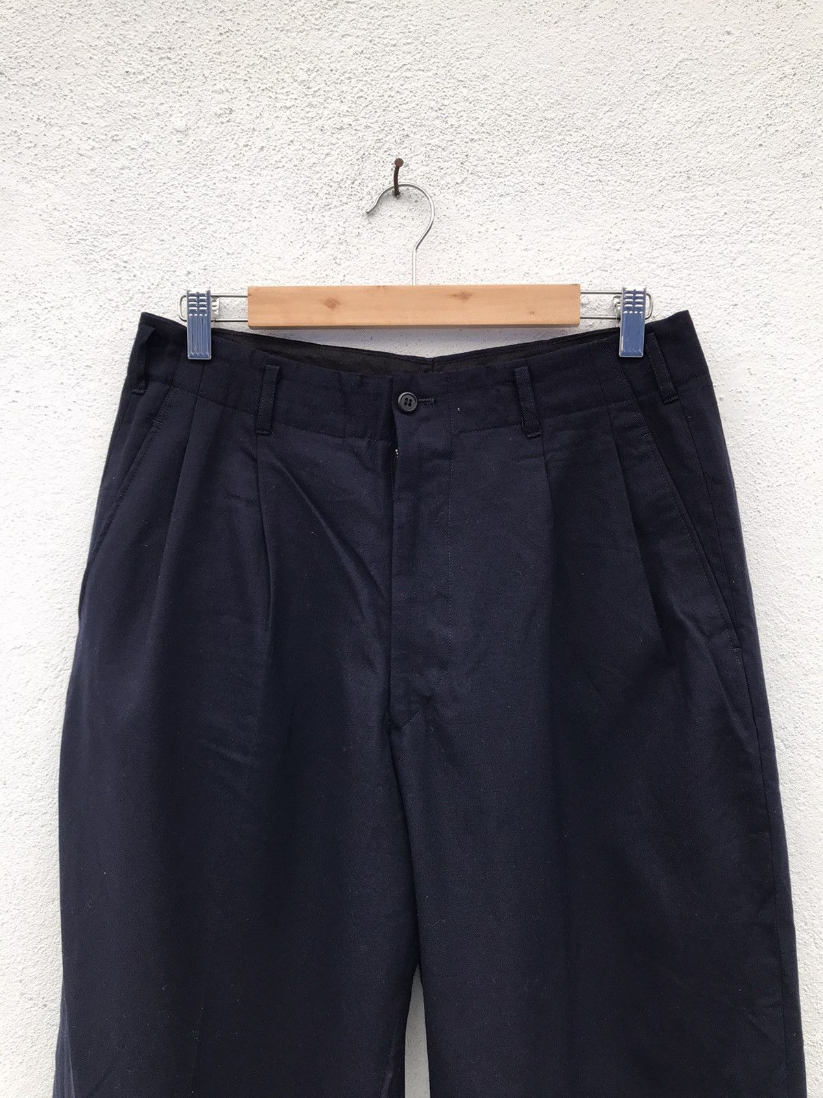 Y's for Men × Yohji Yamamoto Yohji Yamamoto Central Japan Railway Company Wool Pants Size US 30 / EU 46 - 2 Thumbnail