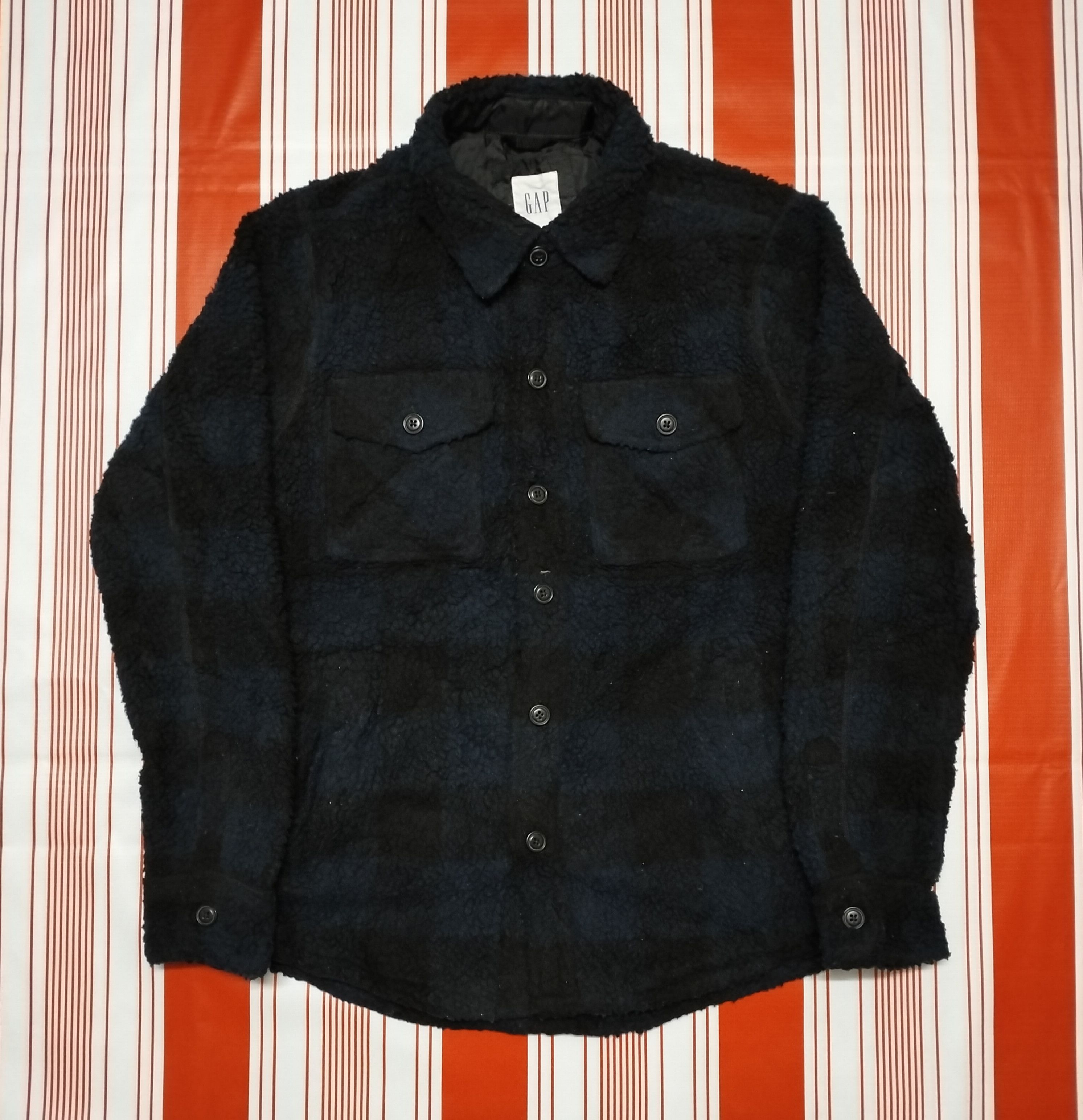Gap × Vintage Vintage GAP Flannel Fleece Size US S / EU 44-46 / 1 - 1 Thumbnail