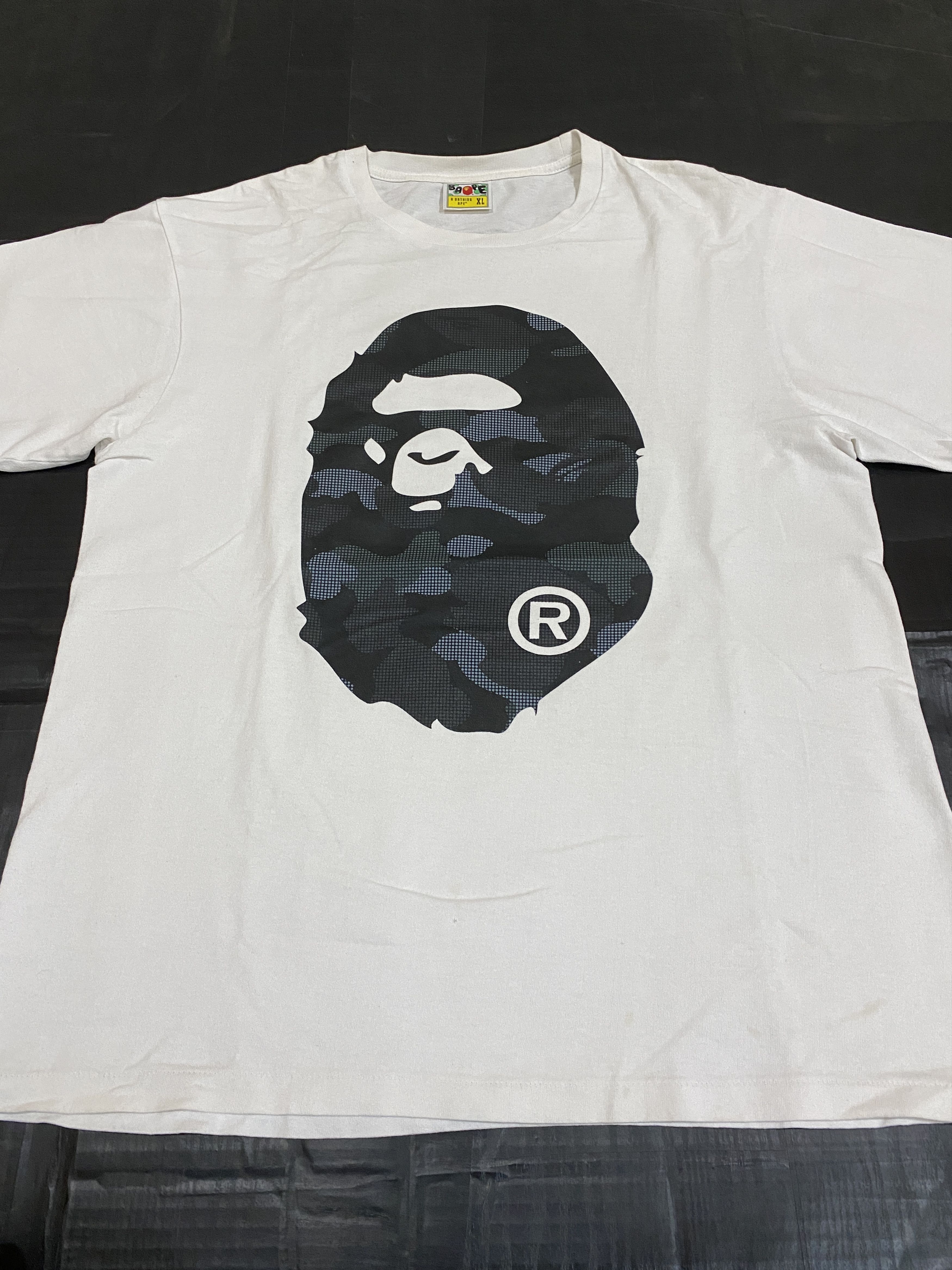 Bape ABC Dot Camo Big Ape Head Tee Size US XL / EU 56 / 4 - 2 Thumbnail