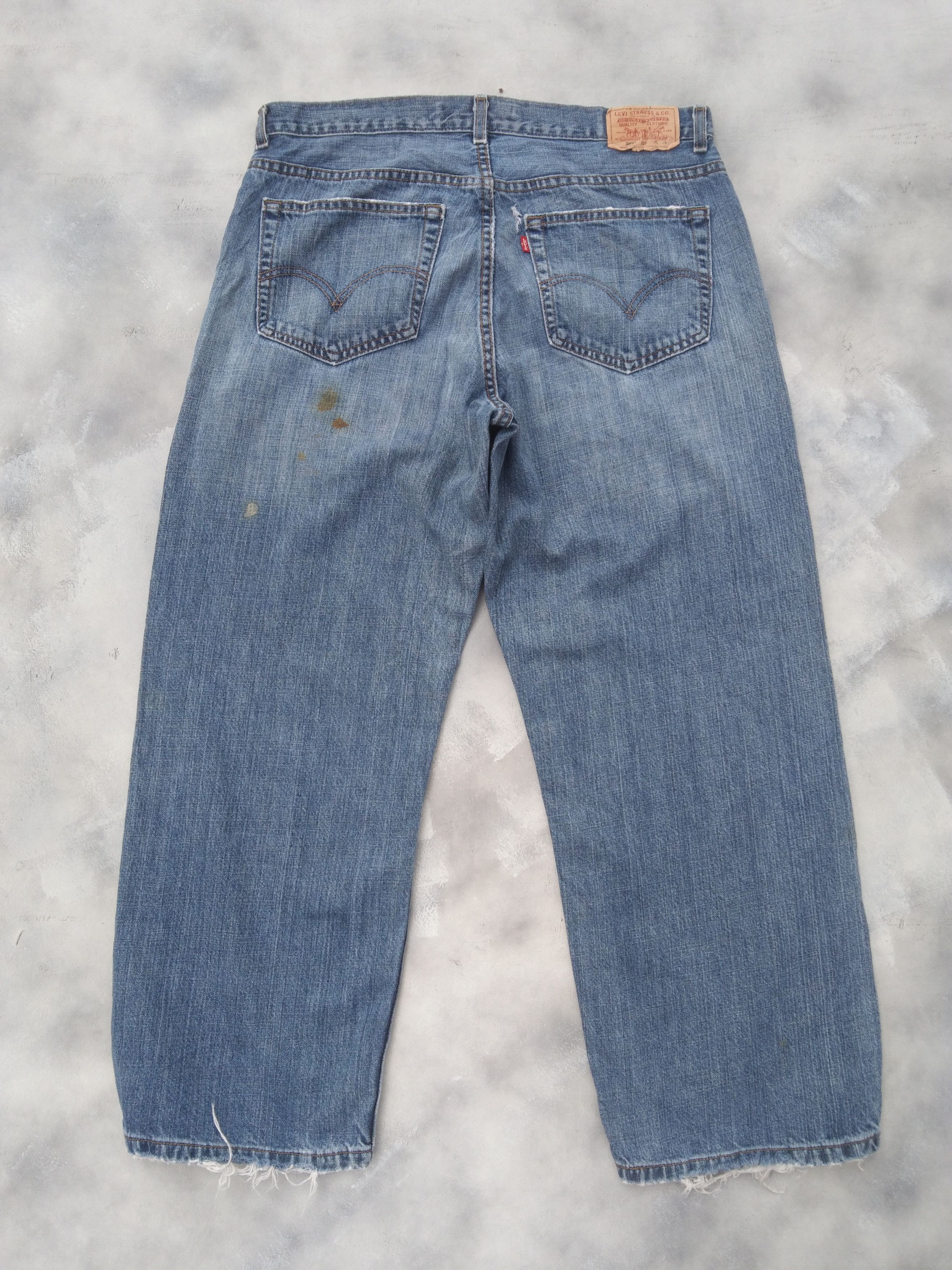 Levi's Vintage Levi's Jeans 569 Loose Straight Leg Denim 34x28 Size US 34 / EU 50 - 2 Thumbnail