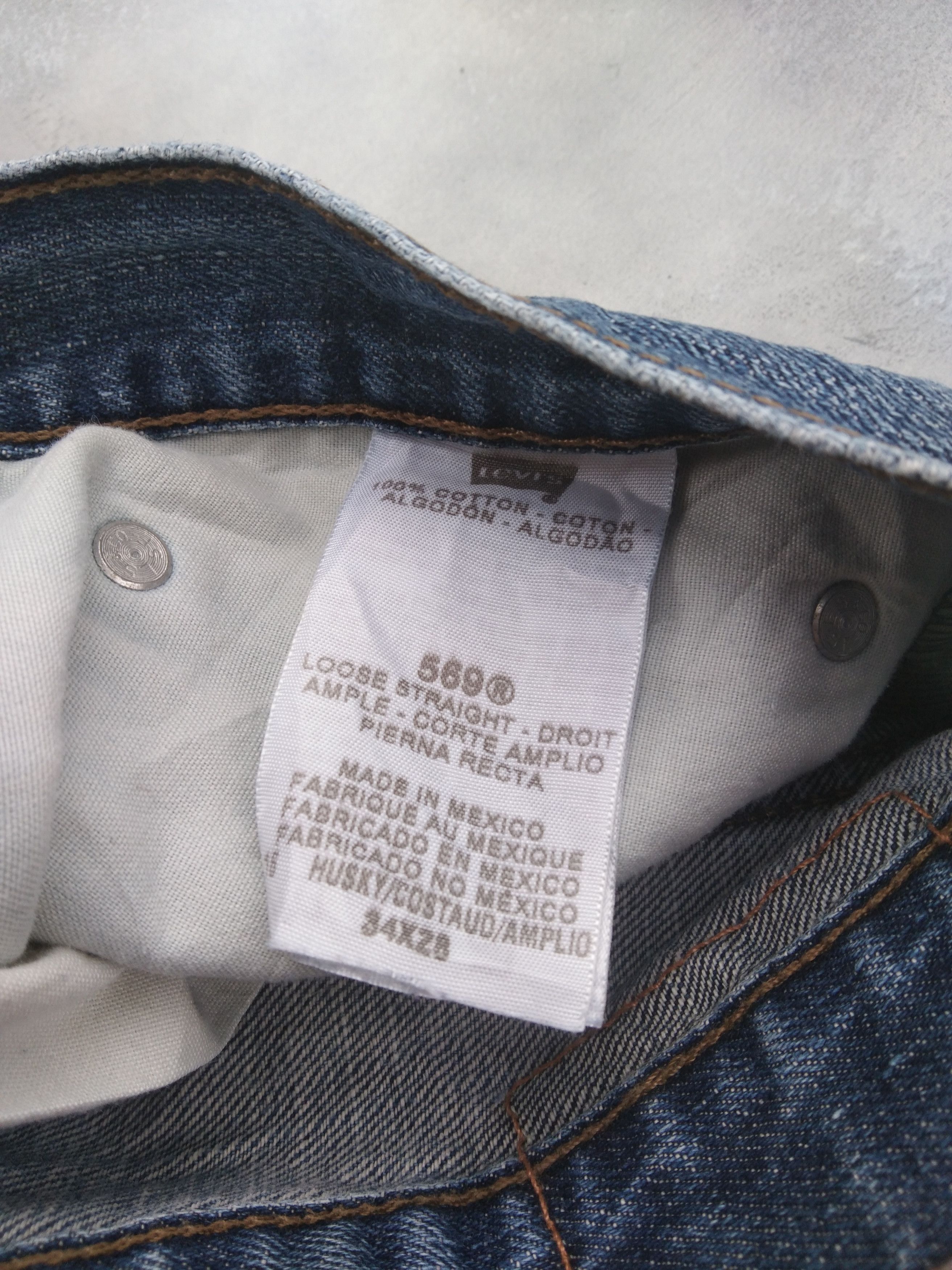 Levi's Vintage Levi's Jeans 569 Loose Straight Leg Denim 34x28 Size US 34 / EU 50 - 9 Thumbnail