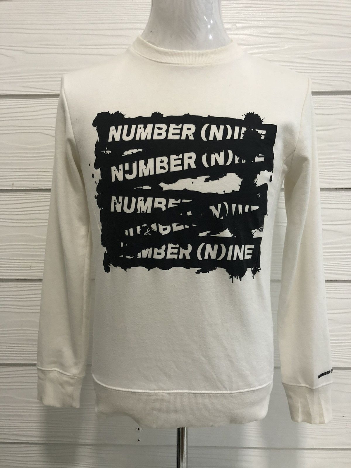 Number (N)ine Number (N)ine paint graphics sweatshirt Size US M / EU 48-50 / 2 - 2 Thumbnail