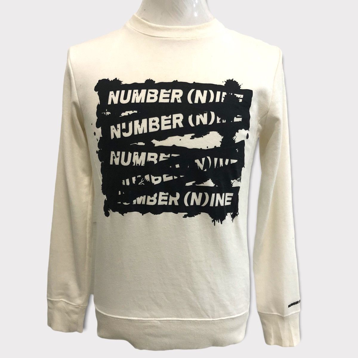 Number (N)ine Number (N)ine paint graphics sweatshirt Size US M / EU 48-50 / 2 - 1 Thumbnail