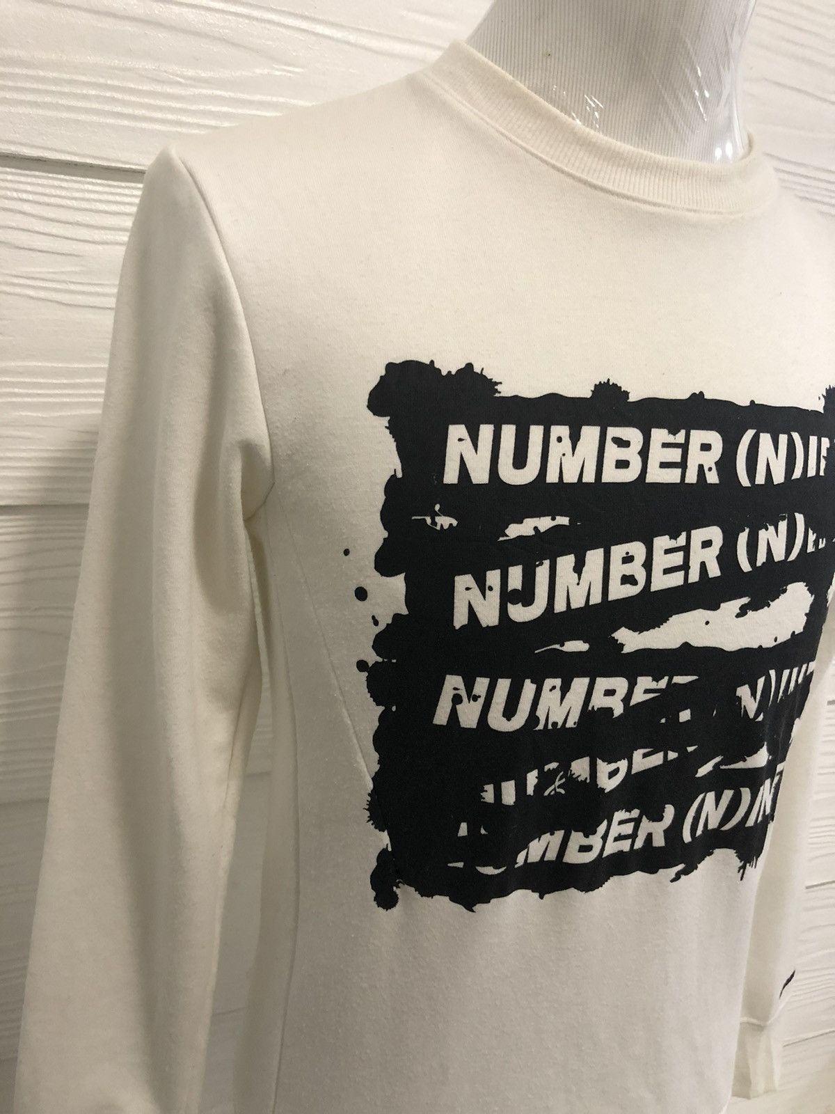 Number (N)ine Number (N)ine paint graphics sweatshirt Size US M / EU 48-50 / 2 - 4 Thumbnail
