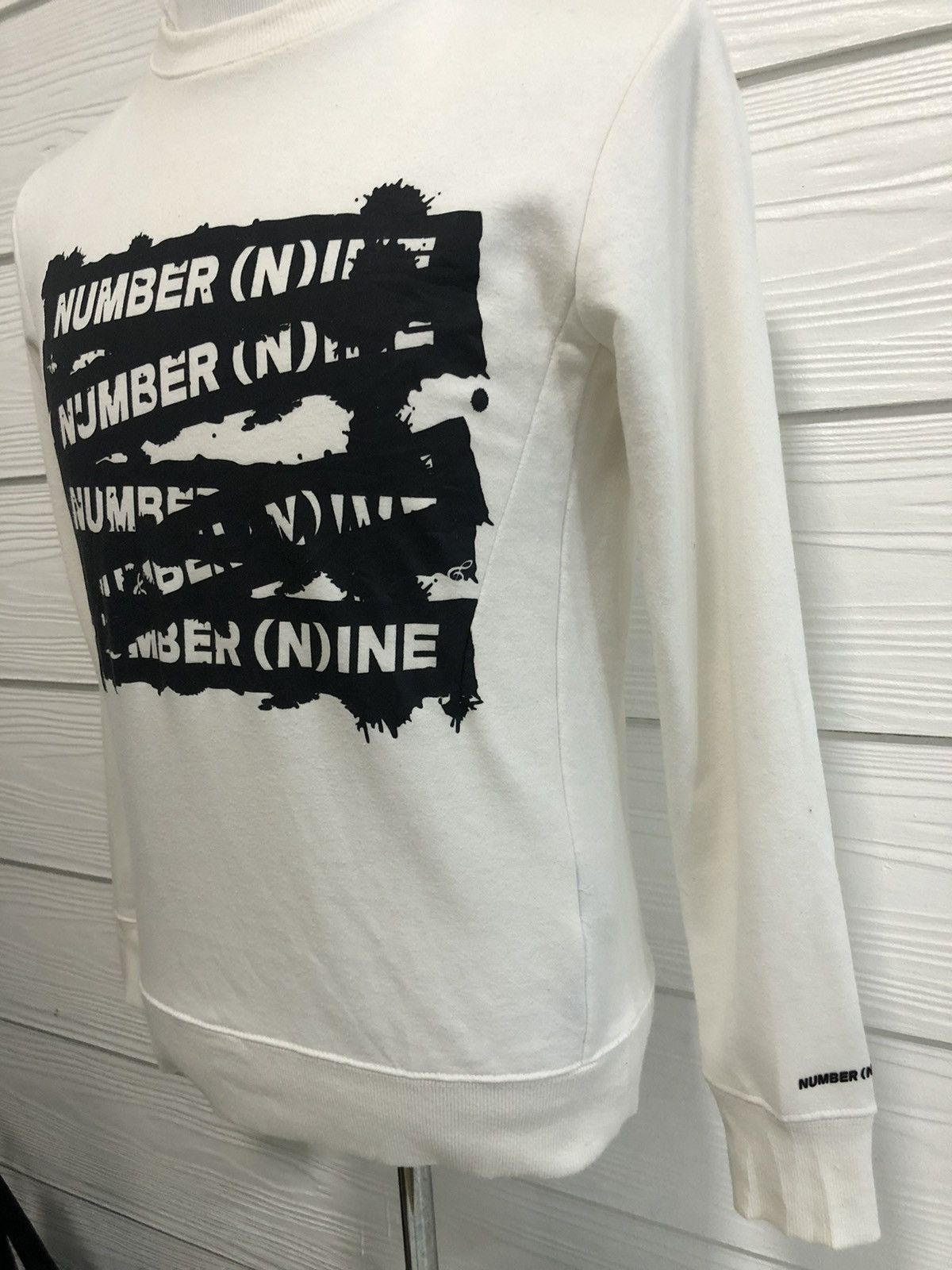 Number (N)ine Number (N)ine paint graphics sweatshirt Size US M / EU 48-50 / 2 - 3 Thumbnail