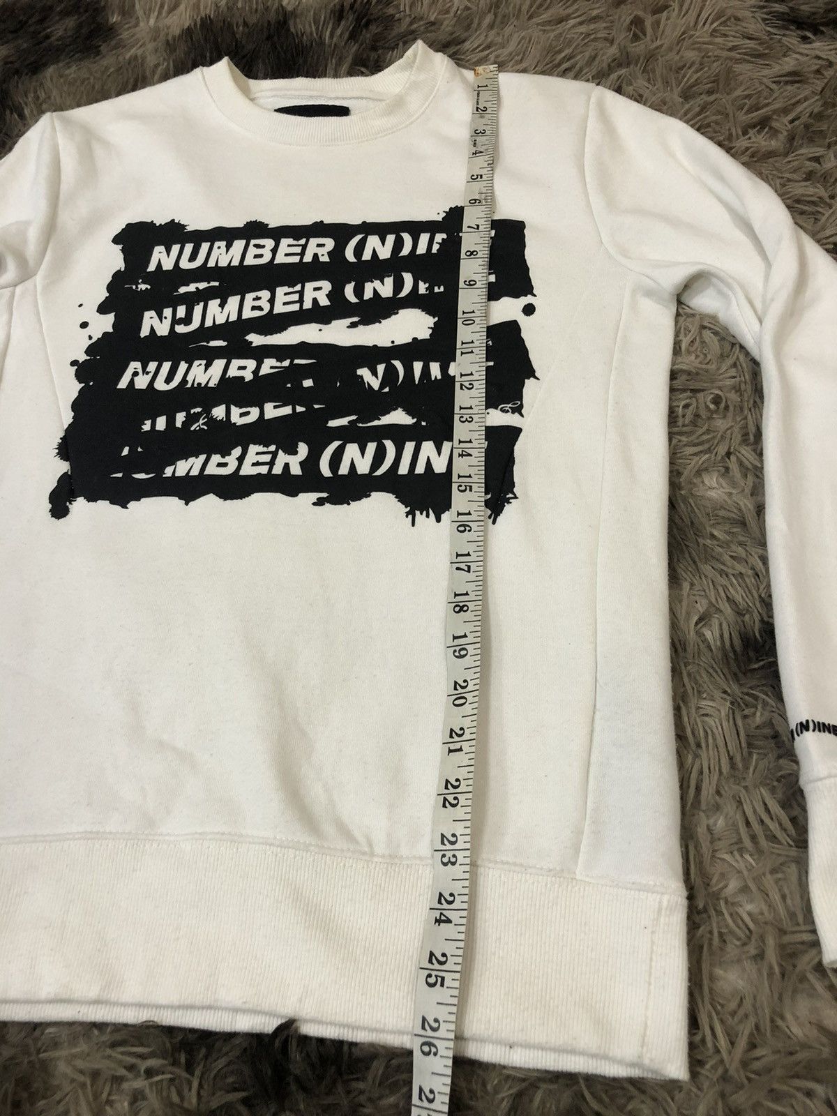Number (N)ine Number (N)ine paint graphics sweatshirt Size US M / EU 48-50 / 2 - 8 Thumbnail