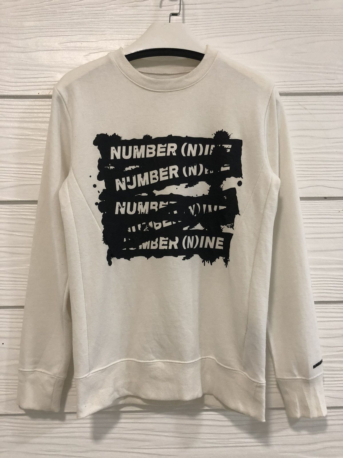 Number (N)ine Number (N)ine paint graphics sweatshirt Size US M / EU 48-50 / 2 - 6 Thumbnail