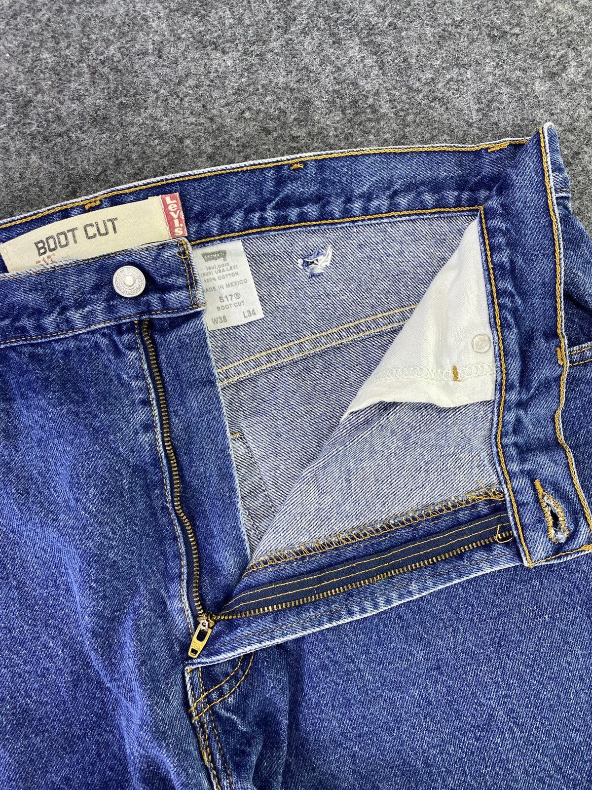 Jean × Levi's × Vintage Vintage Levis 517 Flare Jeans 38x34 - J775 Size US 38 / EU 54 - 3 Thumbnail