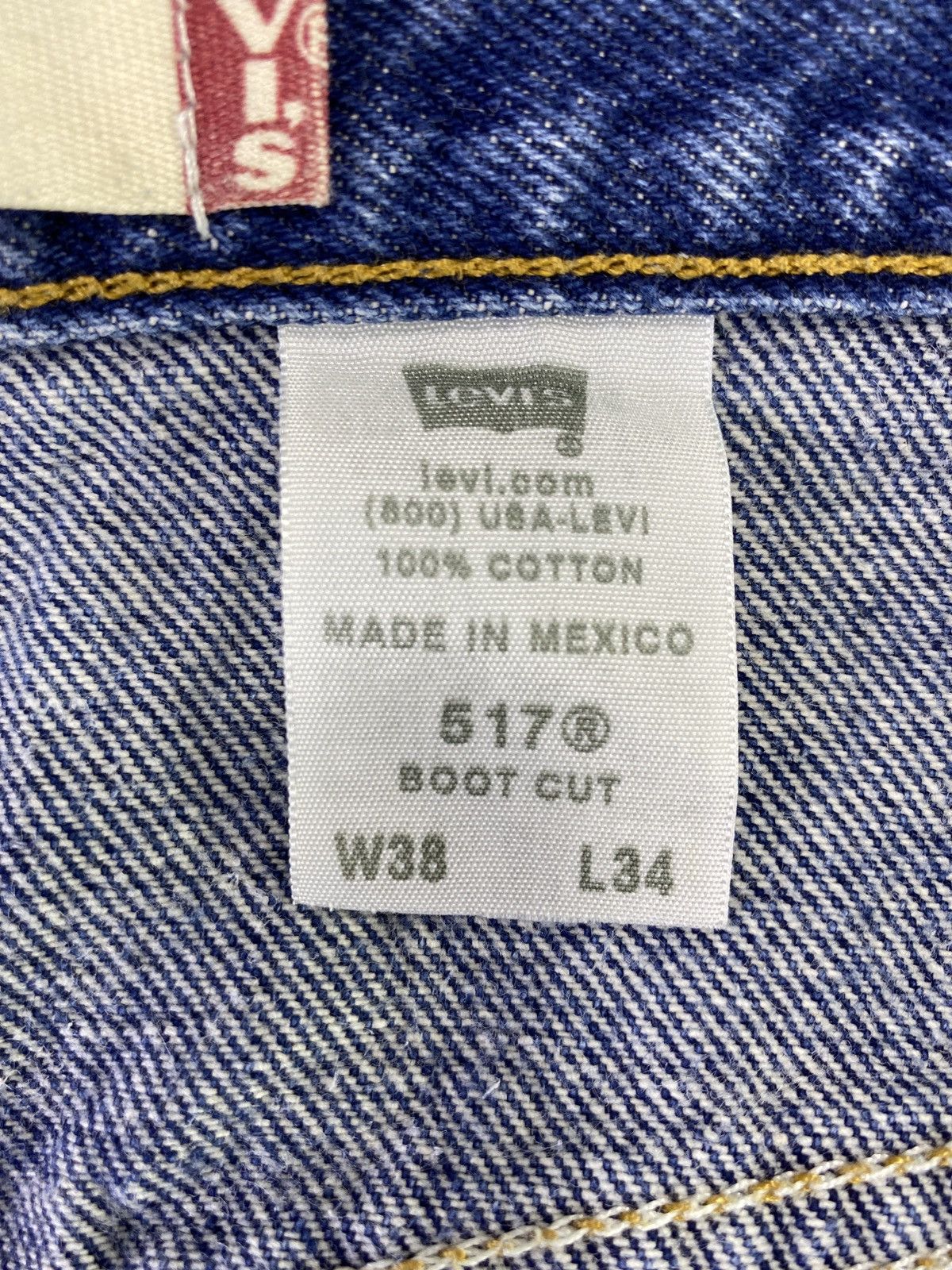 Jean × Levi's × Vintage Vintage Levis 517 Flare Jeans 38x34 - J775 Size US 38 / EU 54 - 5 Thumbnail
