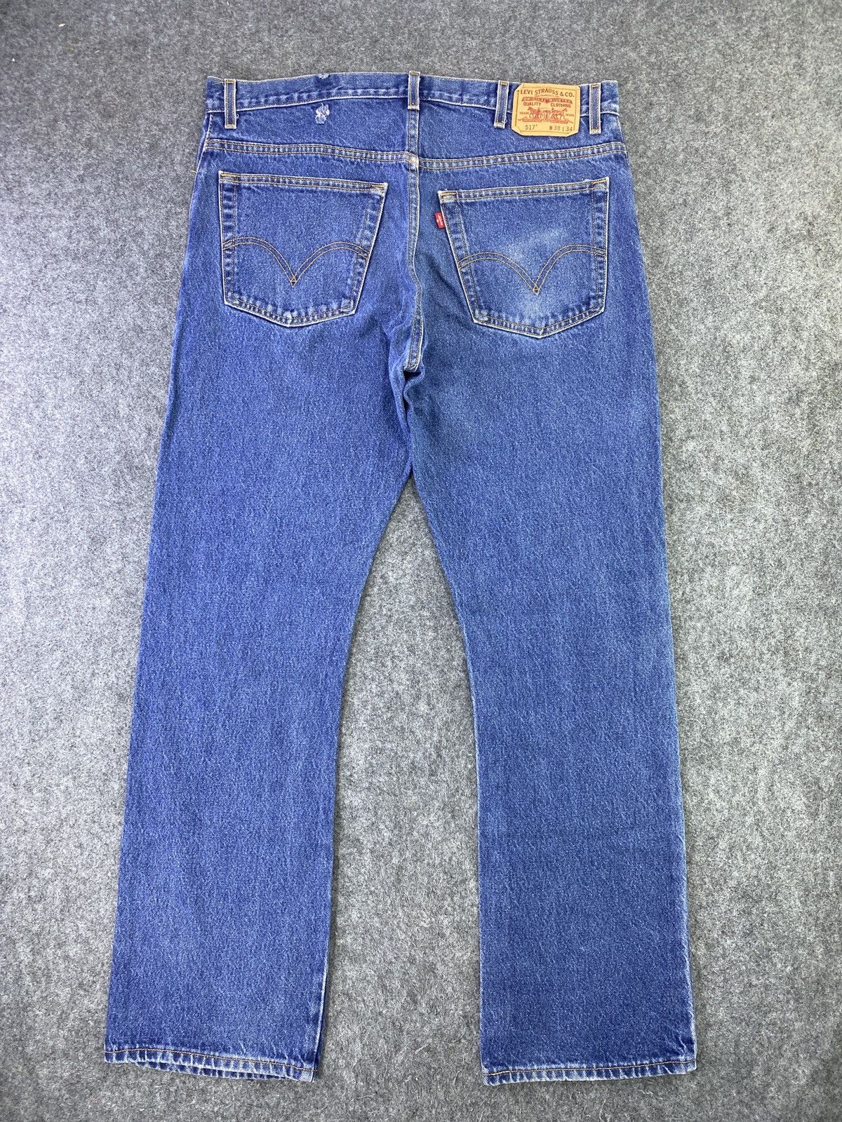 Jean × Levi's × Vintage Vintage Levis 517 Flare Jeans 38x34 - J775 Size US 38 / EU 54 - 2 Thumbnail