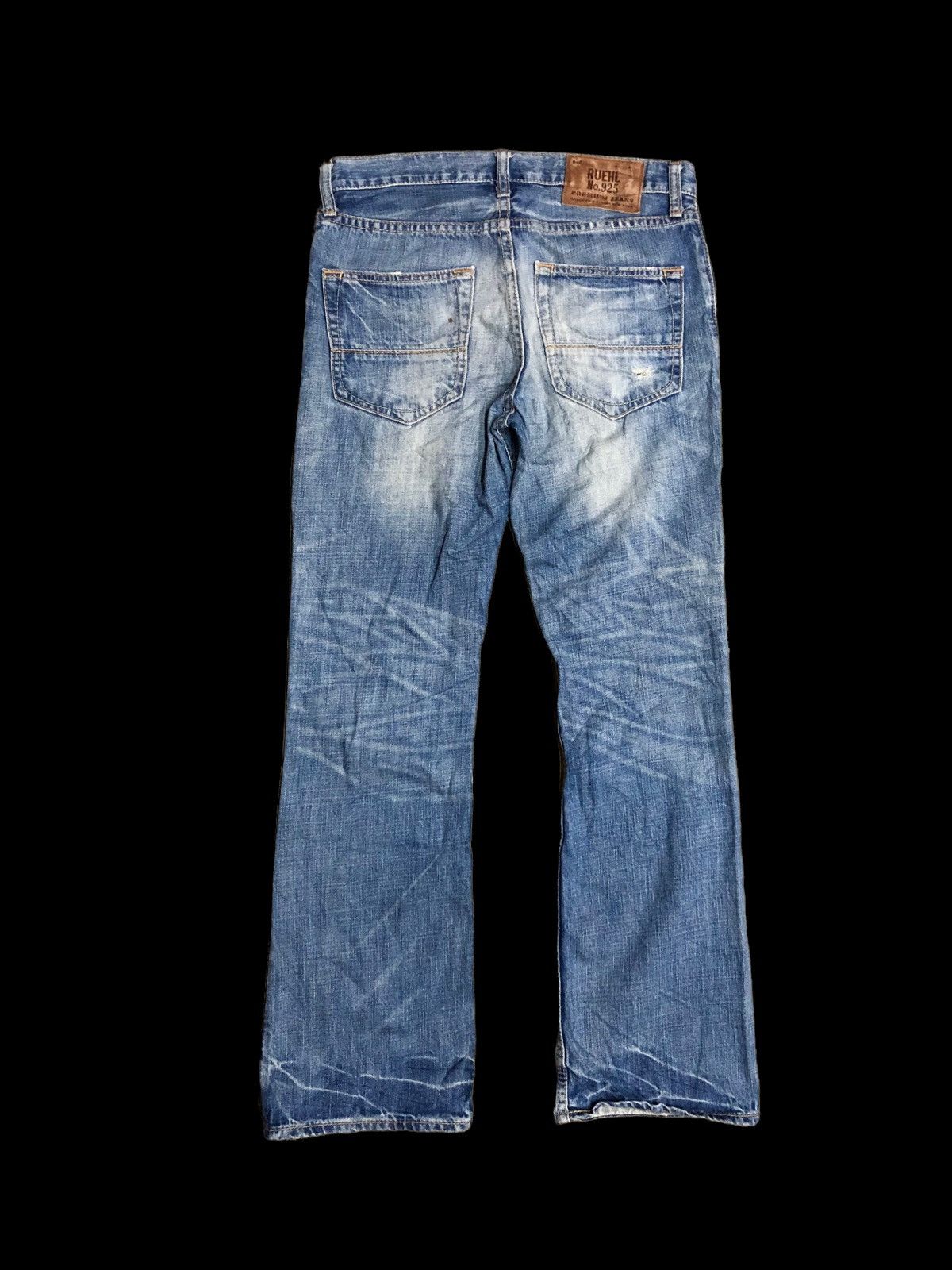 Ruehl No. 925 FLARED⚡️⚡️SLIM BOOT LOW RISE DISTRESSED DENIM Size US 32 / EU 48 - 2 Thumbnail