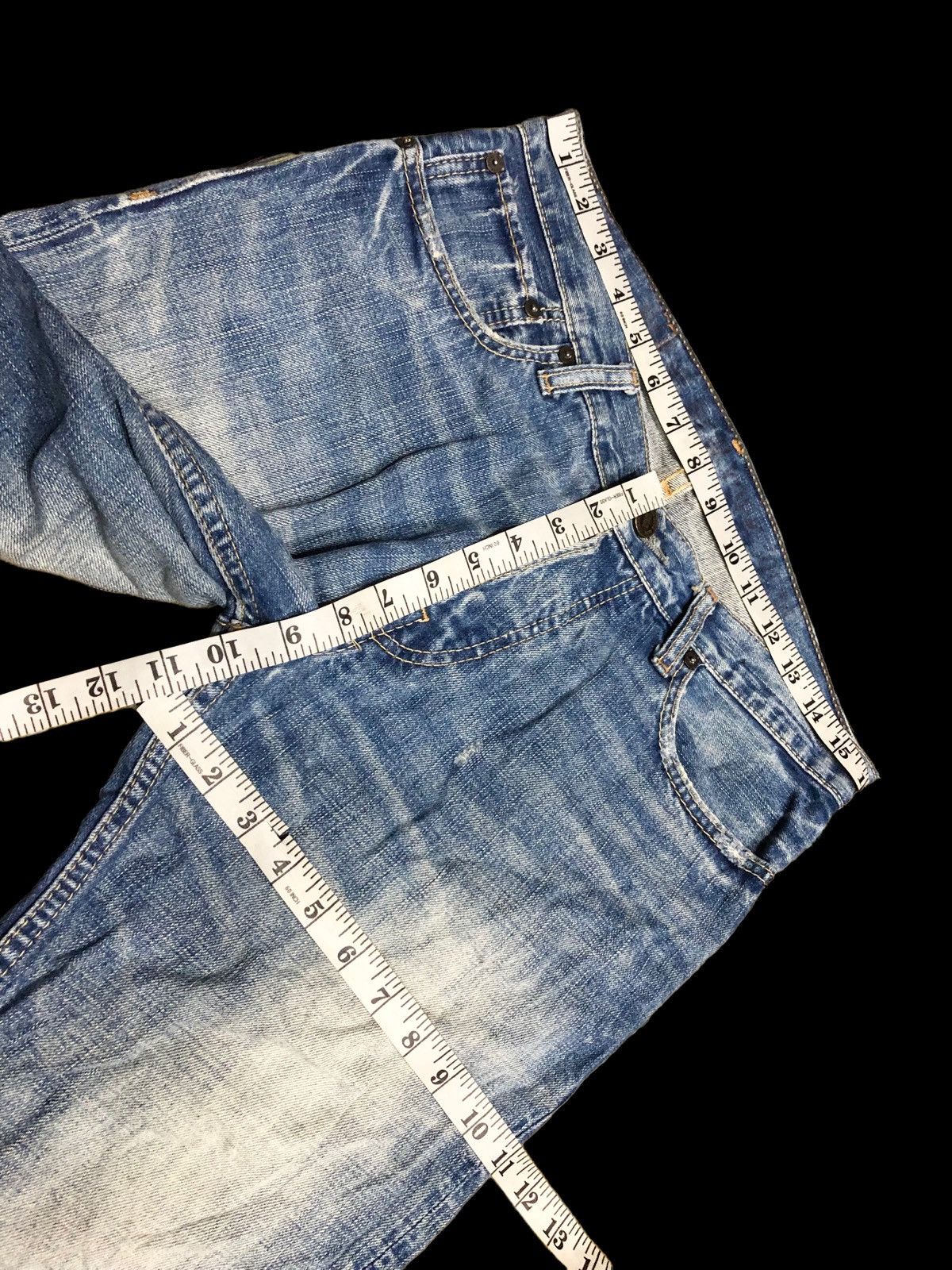 Ruehl No. 925 FLARED⚡️⚡️SLIM BOOT LOW RISE DISTRESSED DENIM Size US 32 / EU 48 - 8 Thumbnail