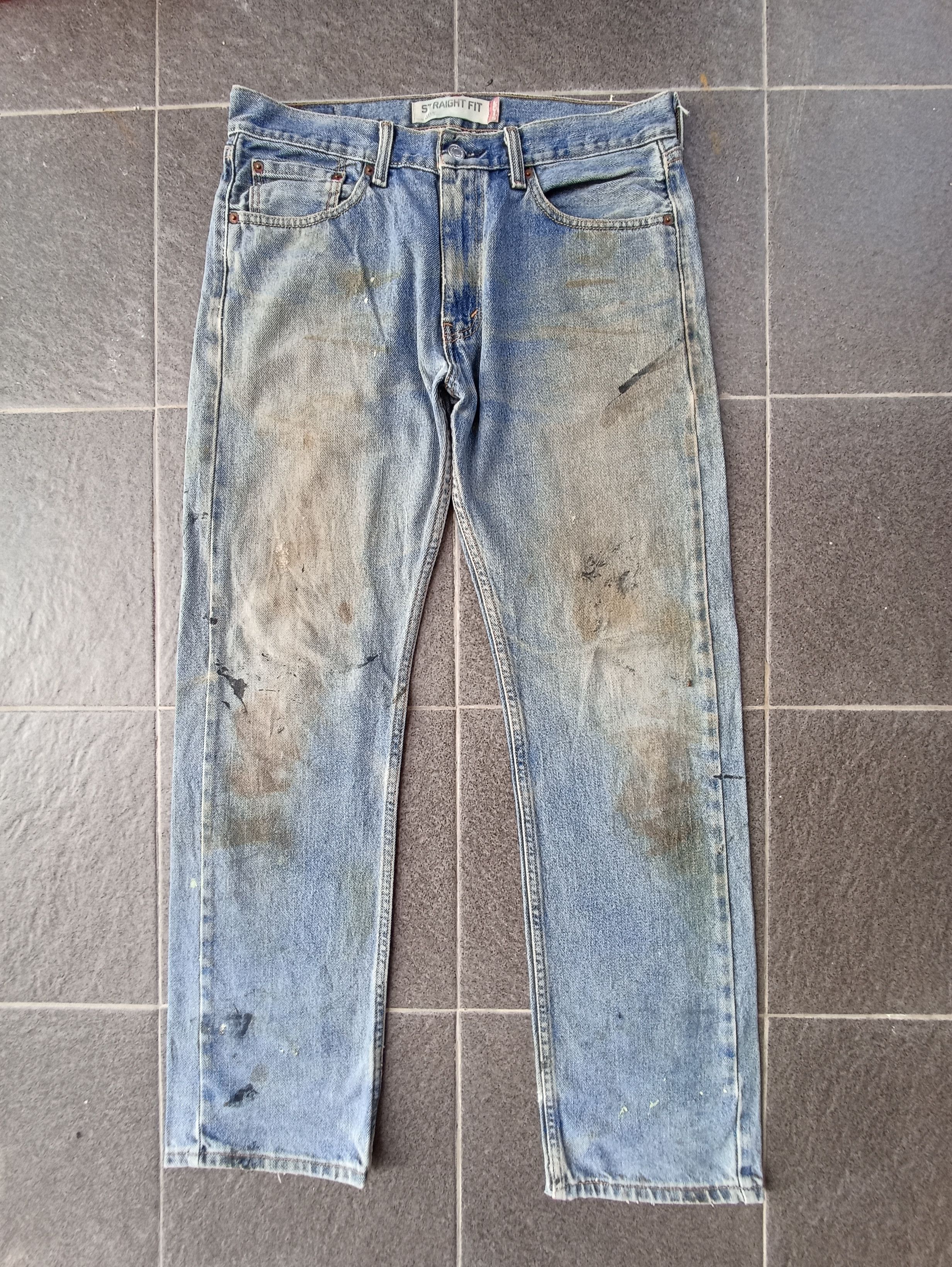 Jean × Levi's × Vintage Vintage Levis 505 Dirty Blue Wash Jeans - J200 Size US 34 / EU 50 - 1 Thumbnail