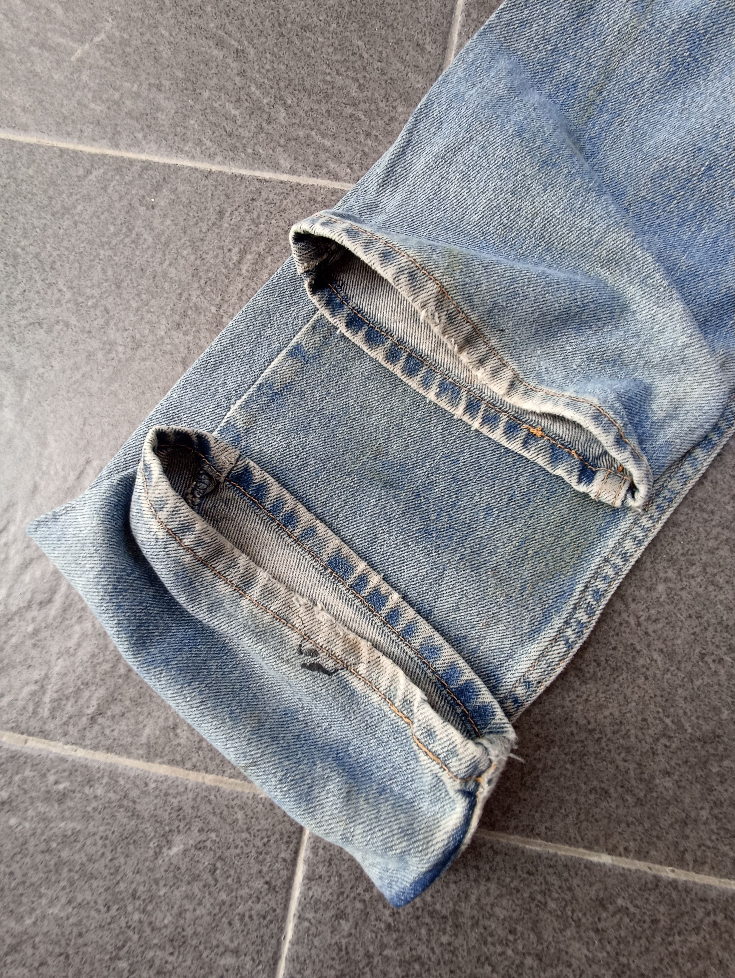 Jean × Levi's × Vintage Vintage Levis 505 Dirty Blue Wash Jeans - J200 Size US 34 / EU 50 - 7 Thumbnail
