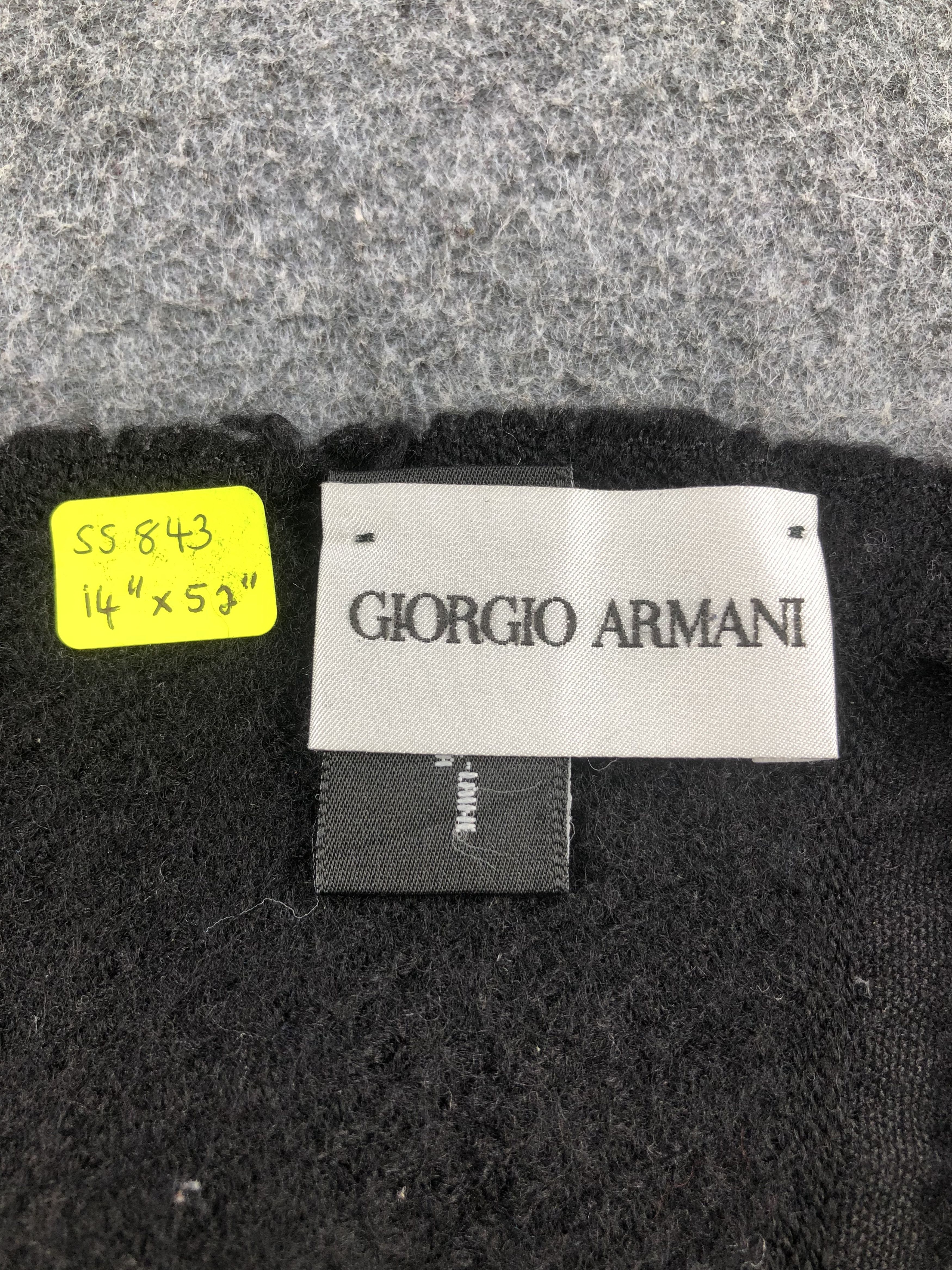 Giorgio Armani Giorgio Armani Wool Scarf / Muffler / Neckwear Size ONE SIZE - 5 Thumbnail