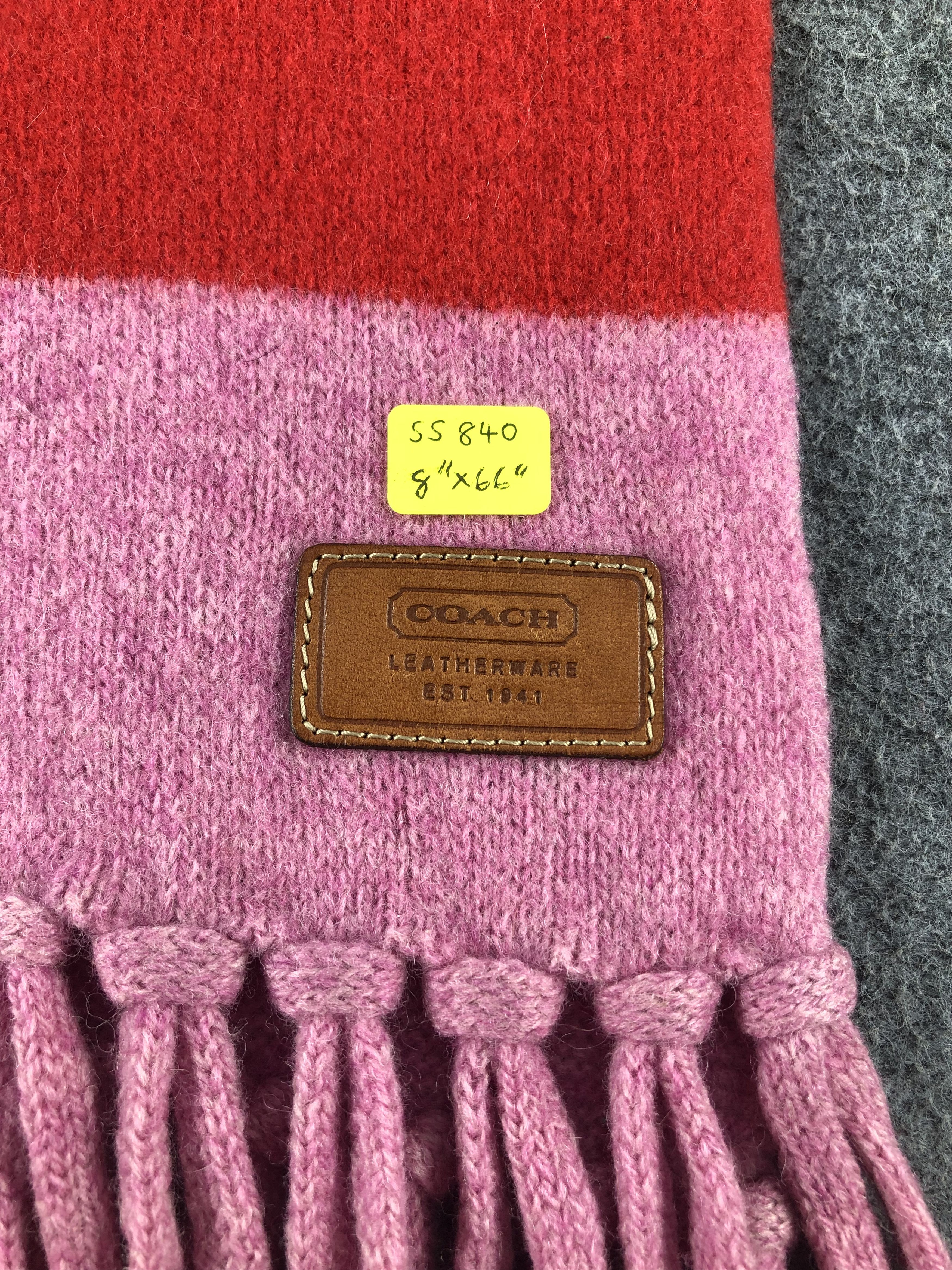 Coach Coach Wool Scarf / Muffler / Neckwear Size ONE SIZE - 2 Thumbnail