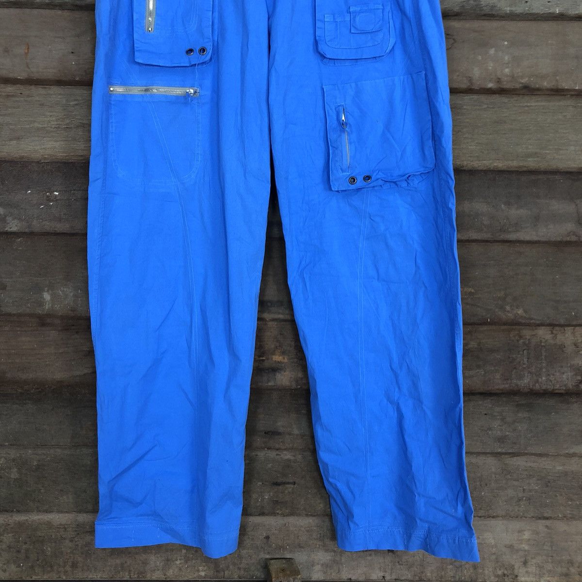 Japanese Brand × Seditionaries Pete & Gete Blue Multipocket utility Cargo Pants #c1006 Size US 30 / EU 46 - 3 Thumbnail