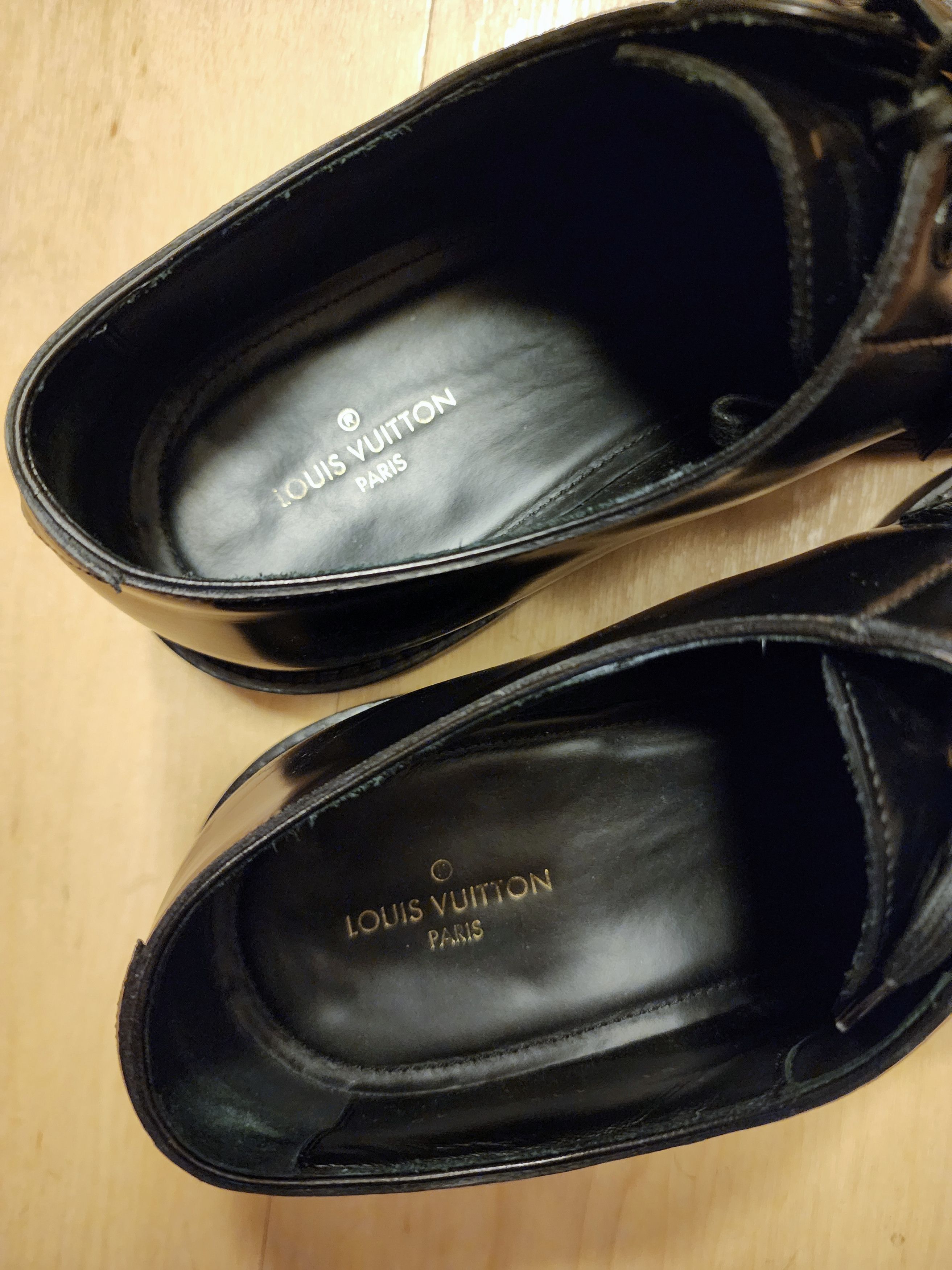 Louis Vuitton LOUIS VUITTON Voltaire Derby Black Size US 11 / EU 44 - 9 Thumbnail