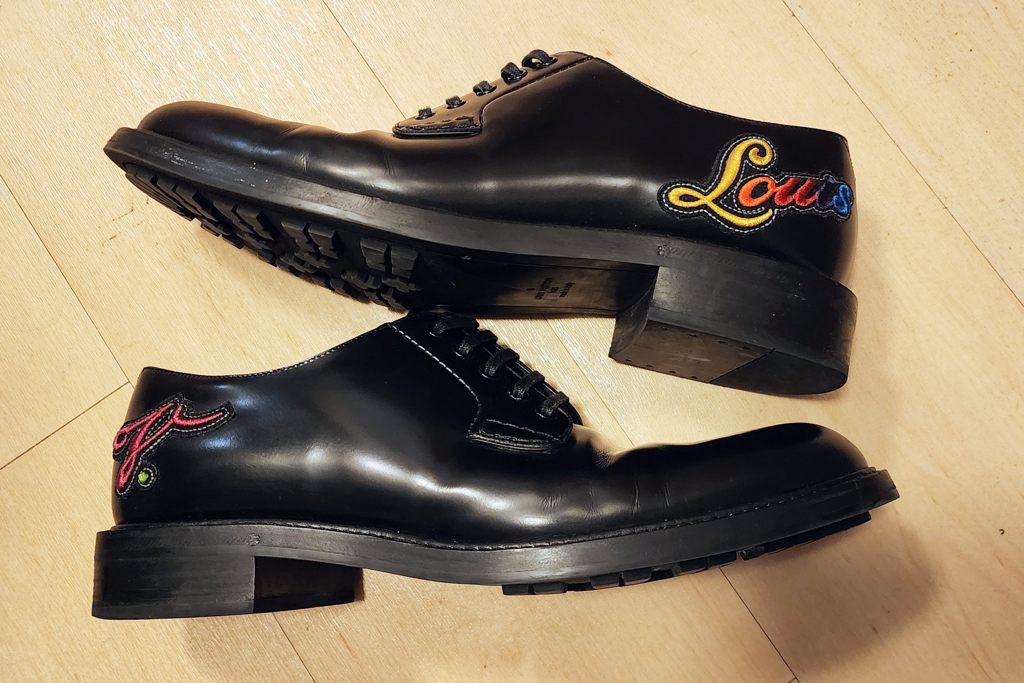 Louis Vuitton LOUIS VUITTON Voltaire Derby Black Size US 11 / EU 44 - 5 Thumbnail