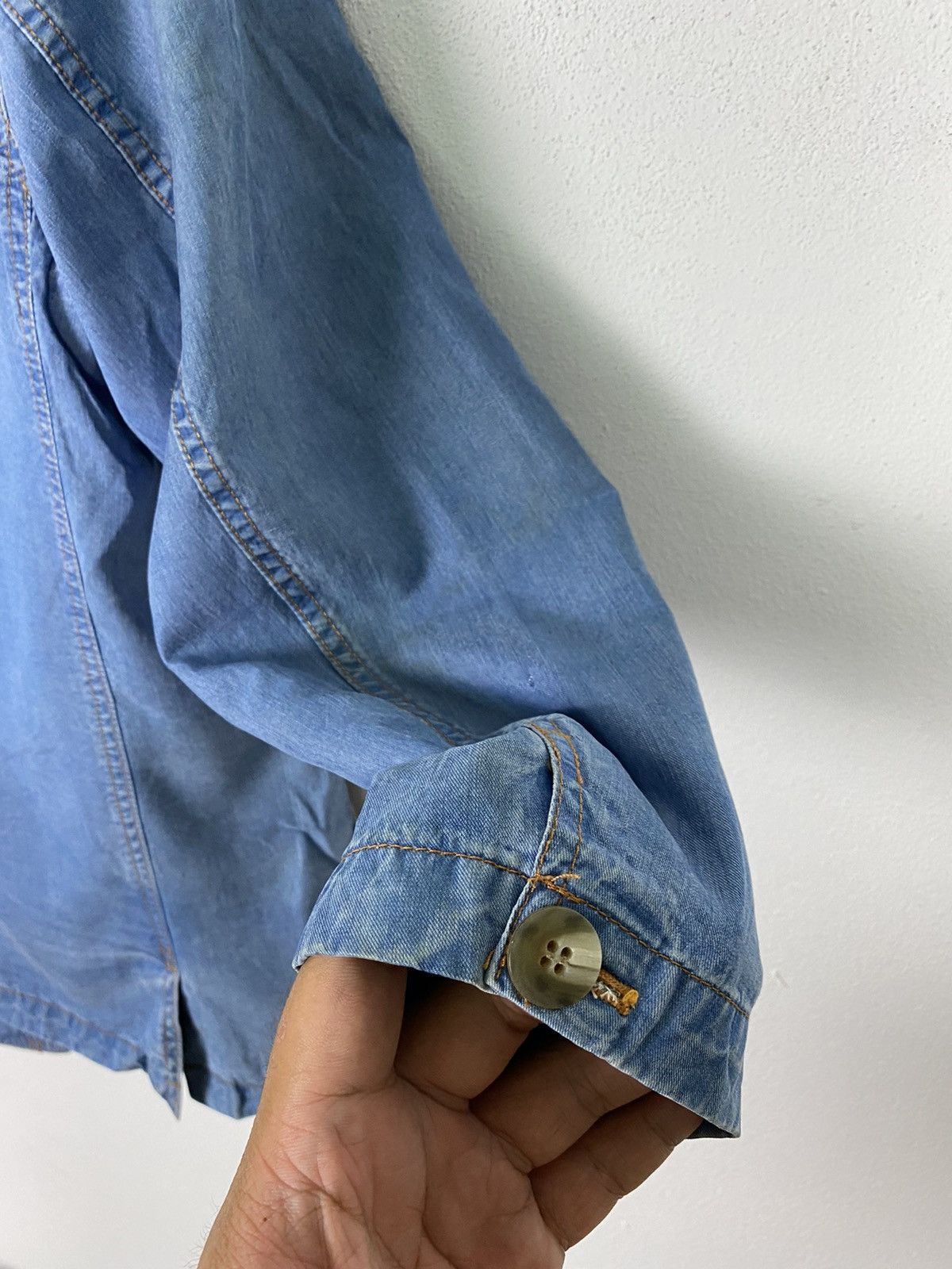Designer × Kansai Yamamoto × Vintage VINTAGE KANSAI MAN DENIM JACKET STYLE Size US M / EU 48-50 / 2 - 6 Thumbnail