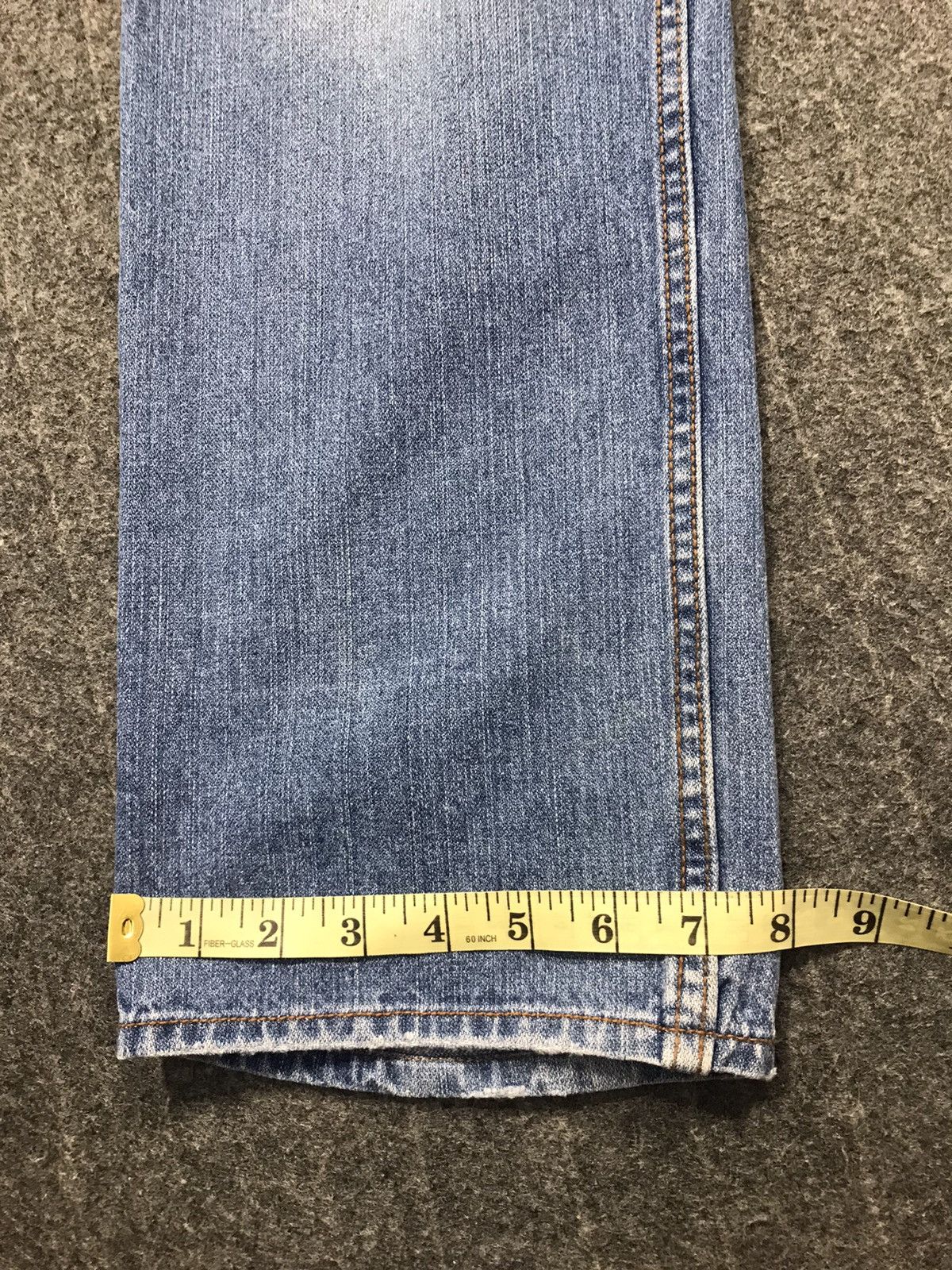 Japanese Brand Vintage Dominate Handcrafted Jeans Flowers Art Design Size US 31 - 19 Thumbnail