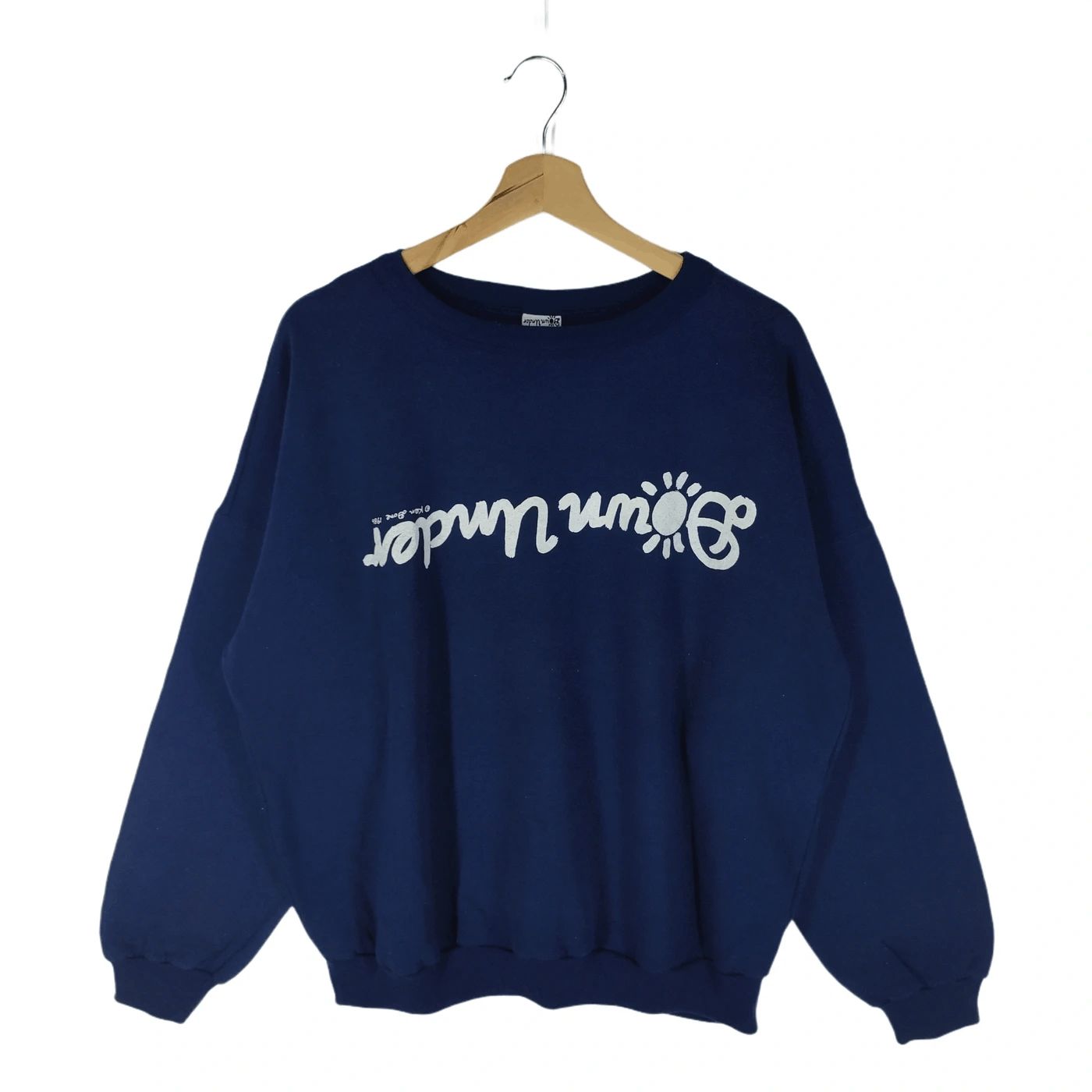 image of Classics Australia x Vintage 1986 Down Under Australia By Ken Done Sweatshirts in Medium Blue (Size