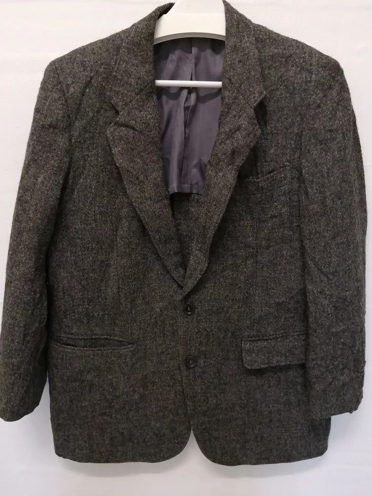 Harris Tweed HARRIS TWEED Hand Woven Wool Blazer Size US M / EU 48-50 / 2 - 2 Thumbnail