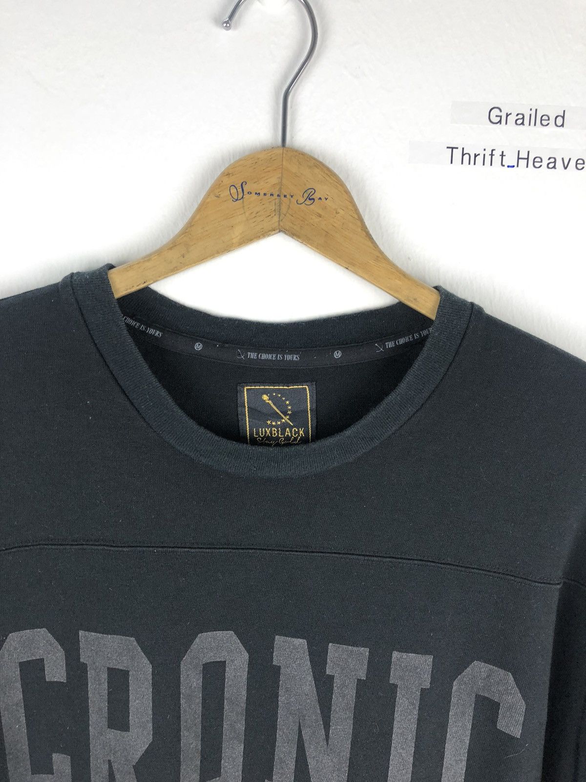 Japanese Brand Luxblack Magic Stick Ent. 92 Long Sleeve T-Shirt Size US L / EU 52-54 / 3 - 3 Thumbnail
