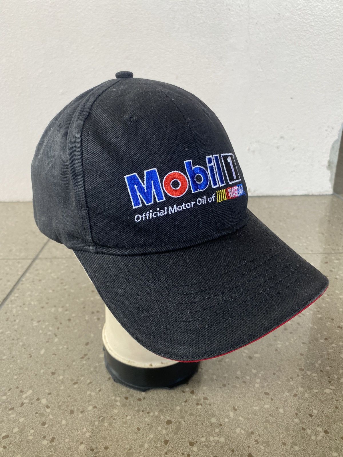 NASCAR Vintage Mobil Nascar Baseball Cap Hat Size ONE SIZE - 2 Thumbnail