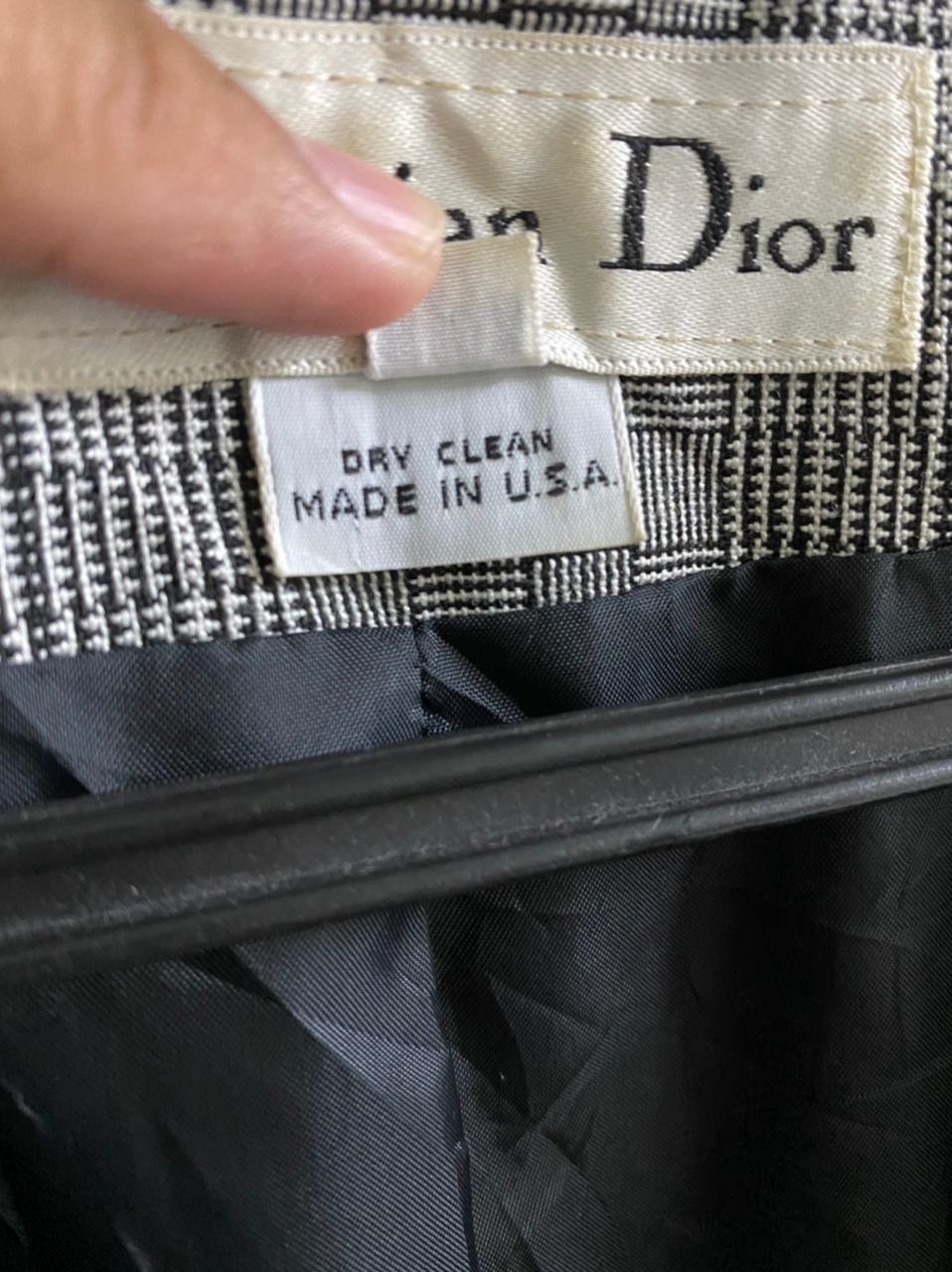 Christian Dior Monsieur Christian Dior Blazer Made In Usa Size 36S - 3 Thumbnail