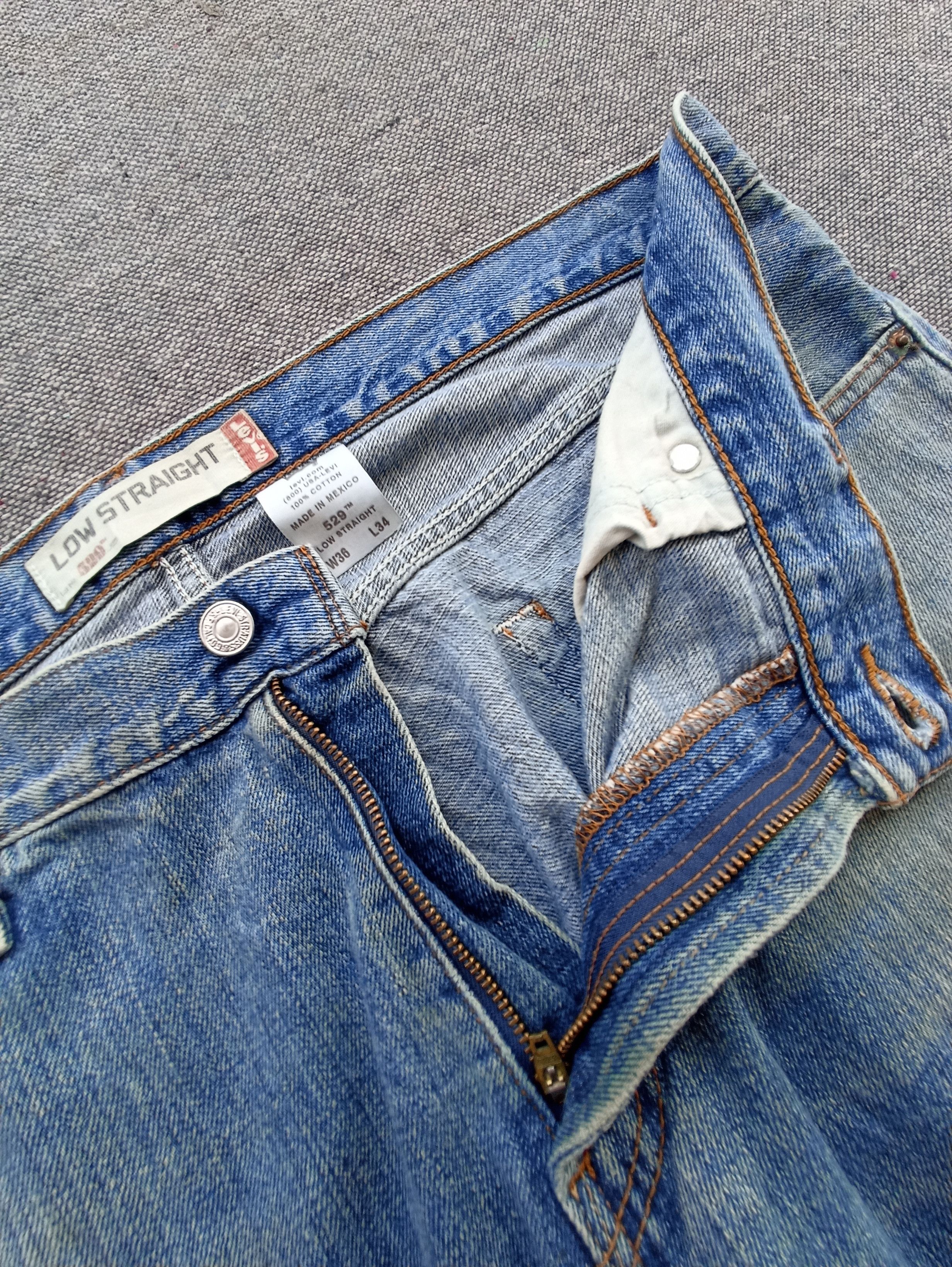 Jean × Levi's × Vintage Vintage Levis 529 Blue Wash Jeans- J208 Size US 38 / EU 54 - 3 Thumbnail
