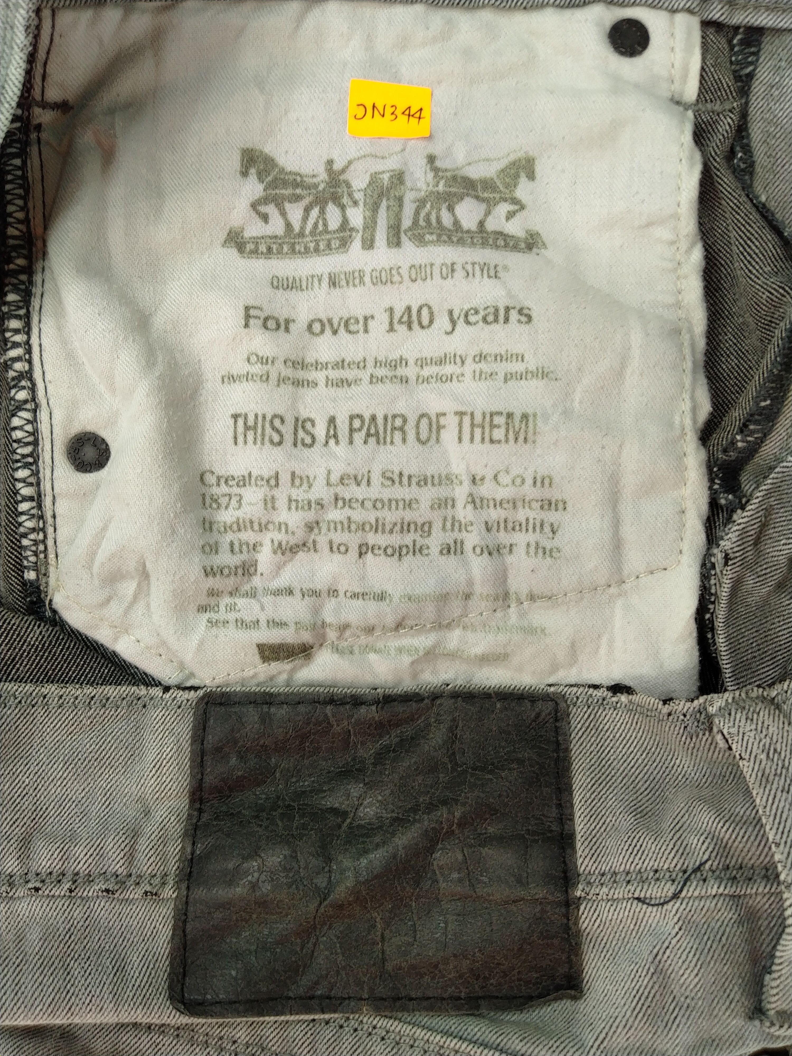 Levi's Levi's Grey 33 x 30.5 Denim -JN344 Size US 33 - 12 Thumbnail