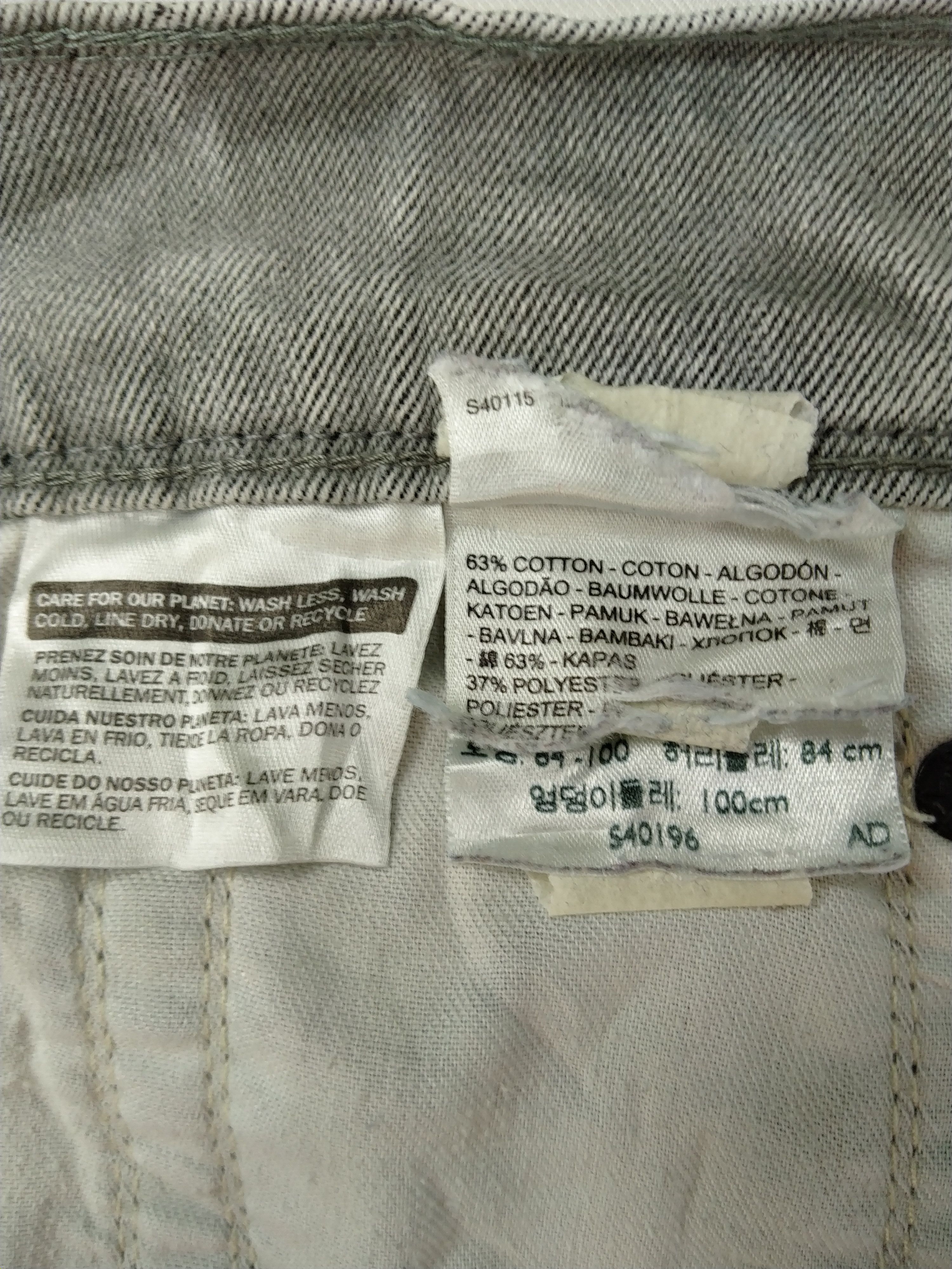 Levi's Levi's Grey 33 x 30.5 Denim -JN344 Size US 33 - 11 Thumbnail