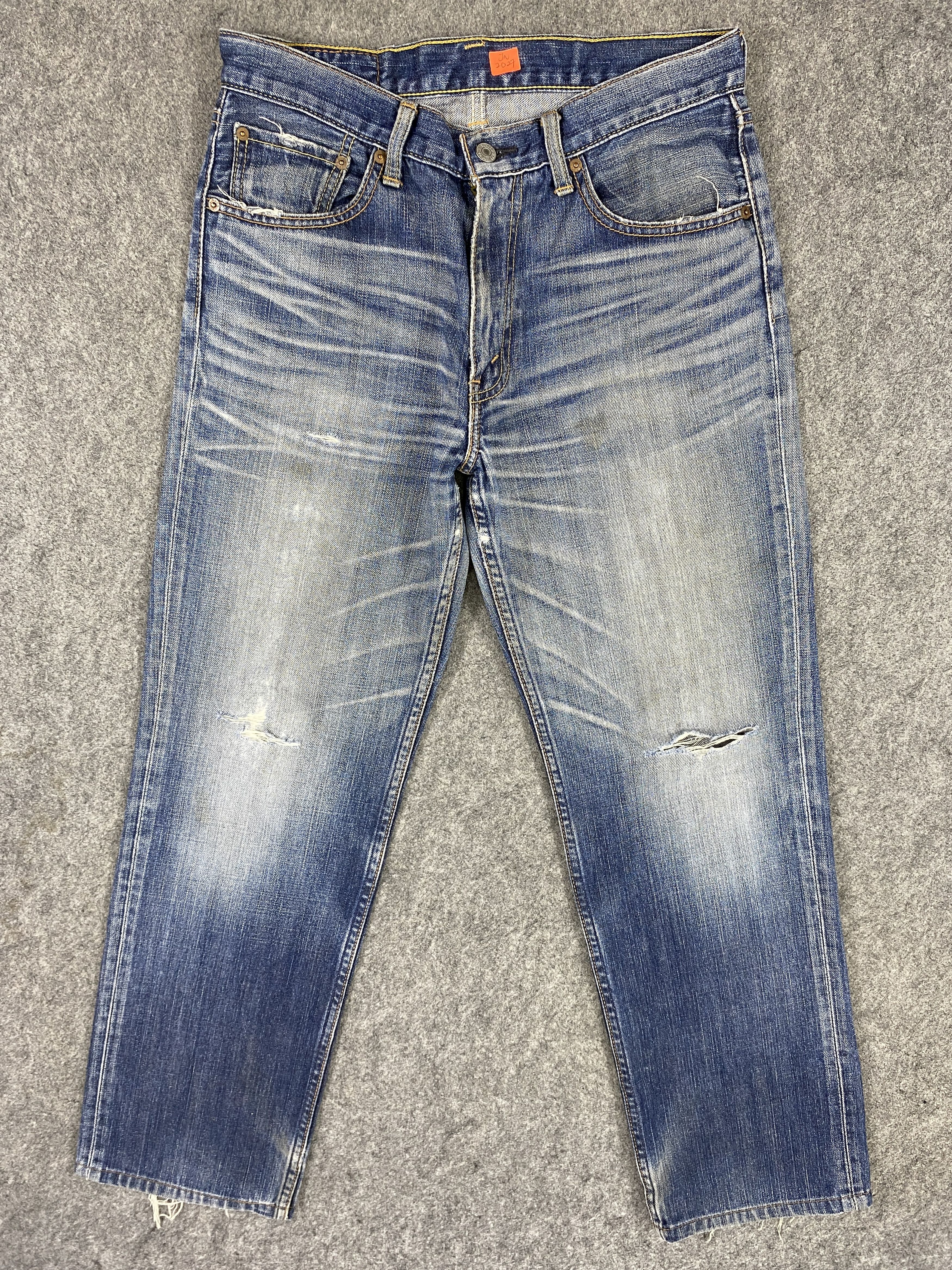 Distressed Blue Levi's 702 Jeans 31x31 Denim -JN2027
