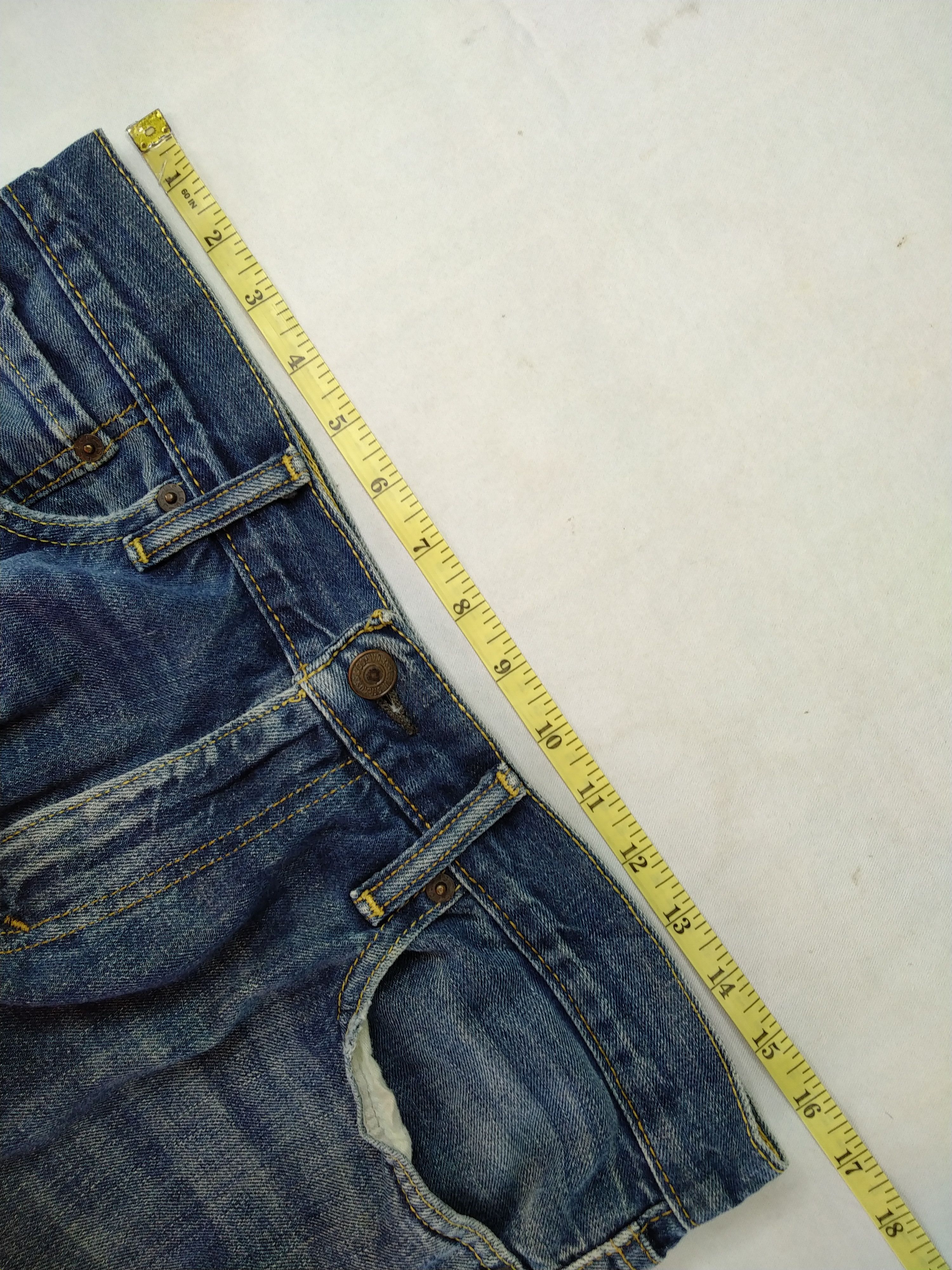 Levi's Blue Distressed Vintage Levi's 514 32 x 32.5 Denim -JN343 Size US 32 / EU 48 - 11 Thumbnail