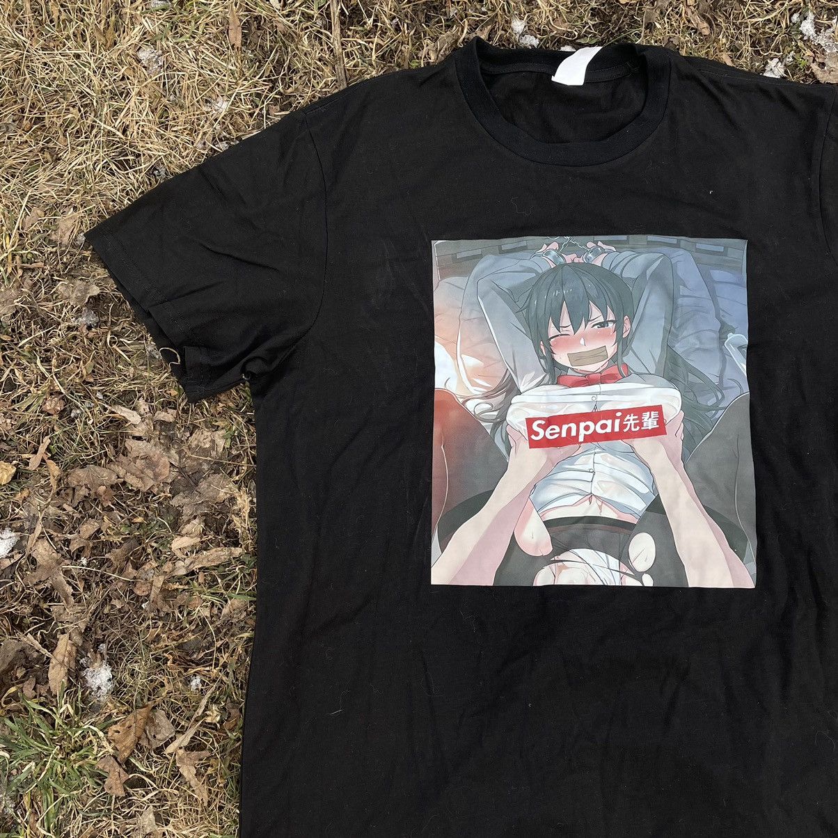 Vintage Vintage Y2K Graphic Tee Black Oversized Streetwear Grunge M Size US M / EU 48-50 / 2 - 3 Thumbnail