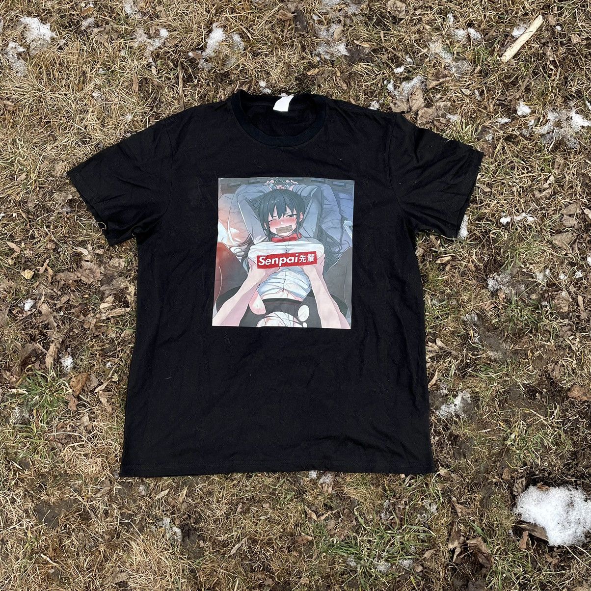 Vintage Vintage Y2K Graphic Tee Black Oversized Streetwear Grunge M Size US M / EU 48-50 / 2 - 1 Thumbnail