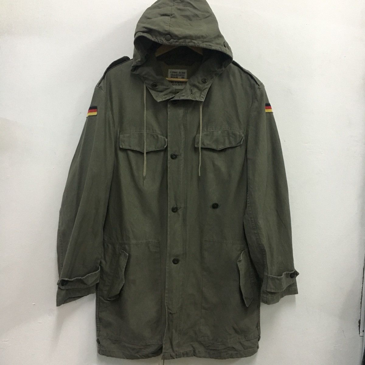 Vintage Vintage Germany Military Parka Jacket Size US L / EU 52-54 / 3 - 1 Thumbnail