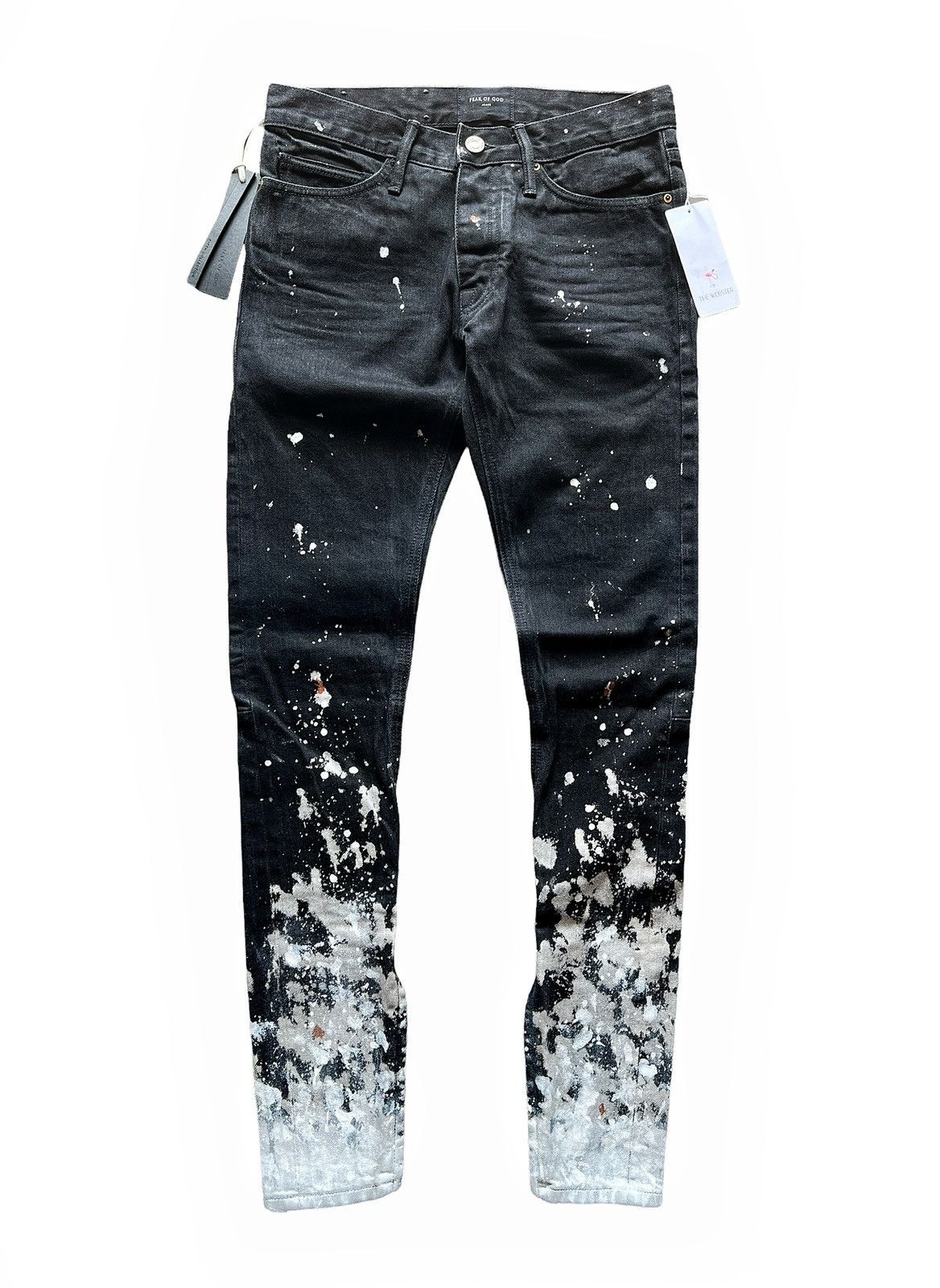 $1195 Painted Skinny Denim