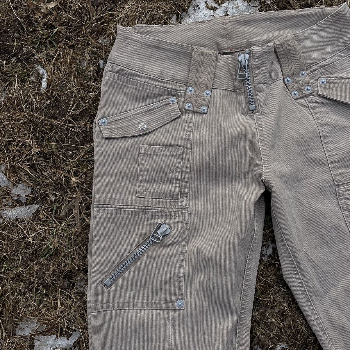 Vintage Vintage 90s Distressed Baggy Cargo Pants Skate Y2K Logo 29 Size 29" - 5 Thumbnail