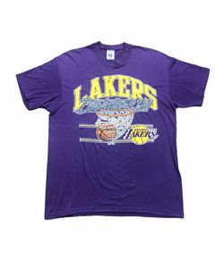 Vintage Vintage Los Angeles Lakers polo T Shirt NBA Basketball Player  Trainer 1990s, Grailed