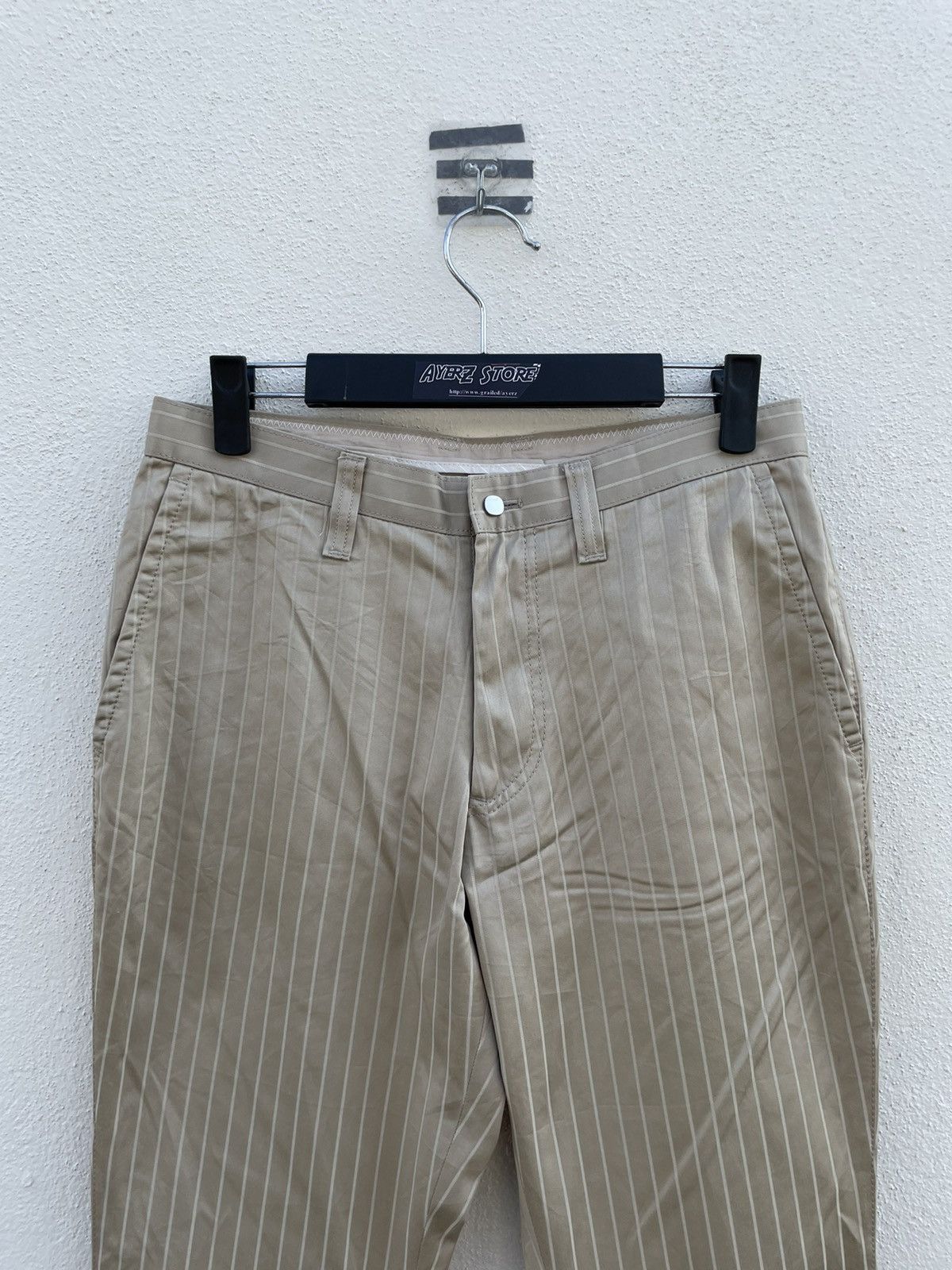 Designer × Tete Homme De Plus Tete Homme Striped Pants Size US 29 - 2 Thumbnail