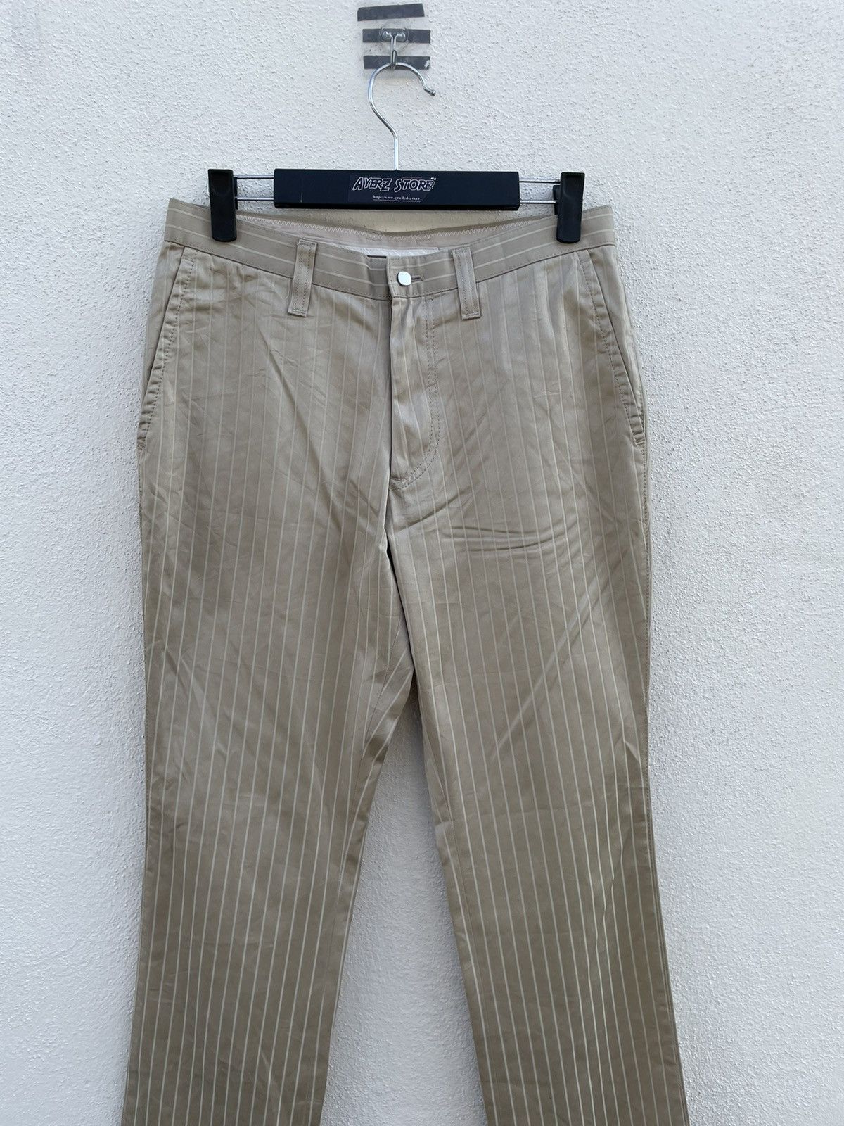 Designer × Tete Homme De Plus Tete Homme Striped Pants Size US 29 - 4 Thumbnail