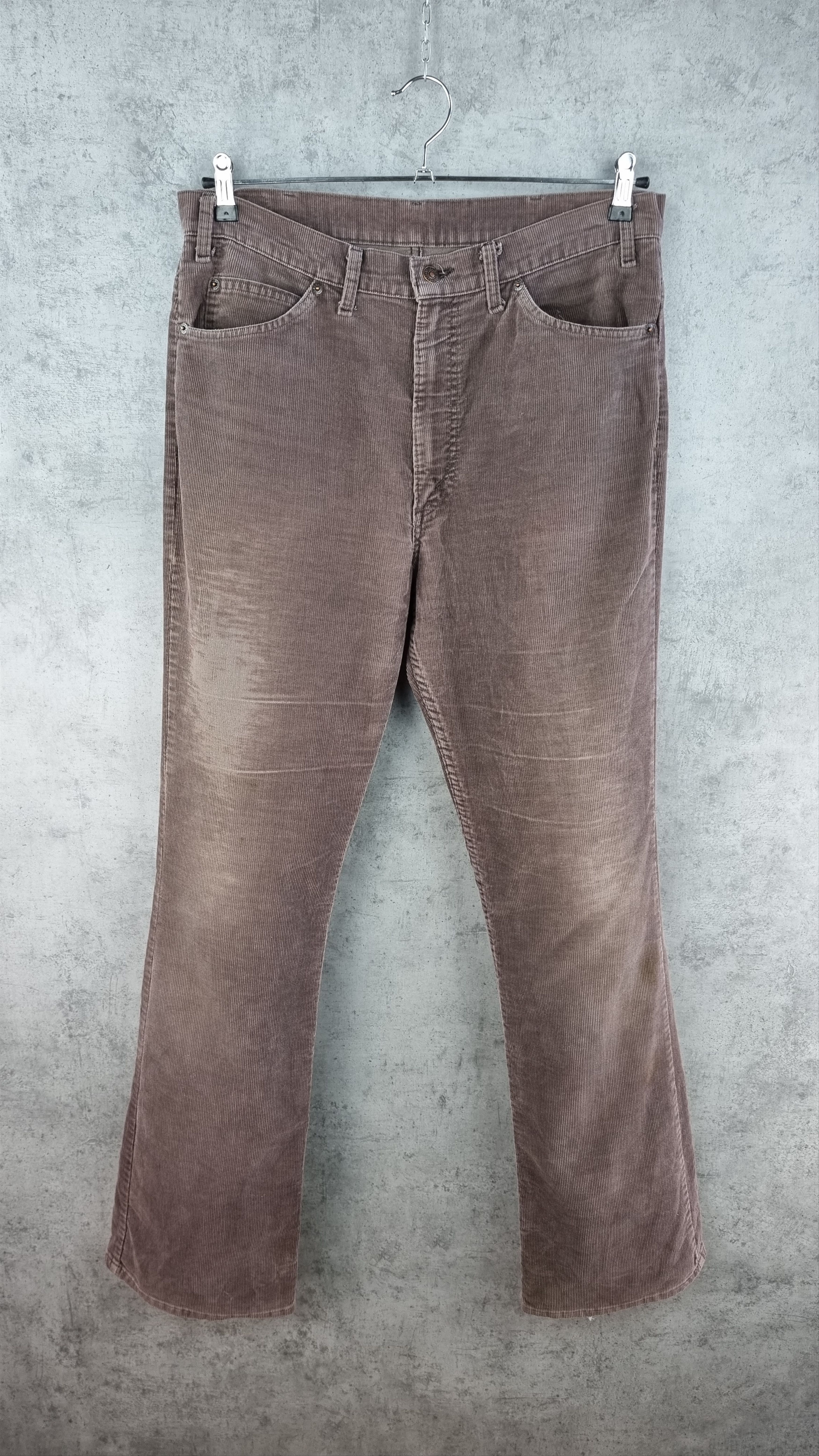 Cowboy Equipment × Levi's × Vintage 🤠 80s Levis Flared Earth Tone Corduroy Vintage Pants Size US 33 - 5 Thumbnail